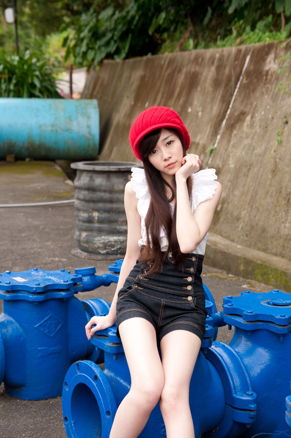 台湾清纯正妹Mika《水博管街拍》