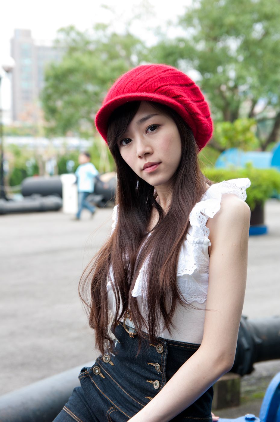 台湾清纯正妹Mika《水博管街拍》