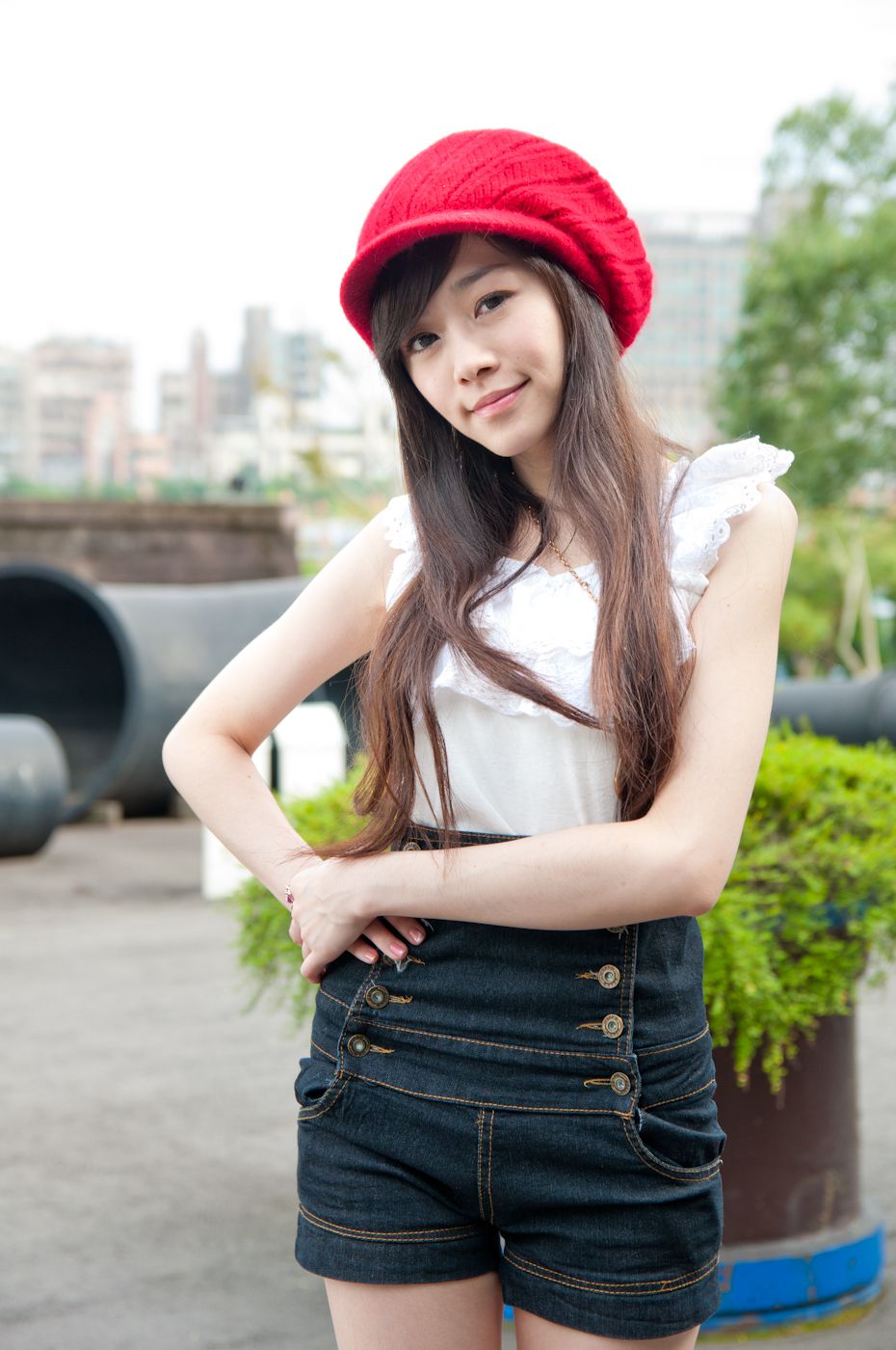 台湾清纯正妹Mika《水博管街拍》