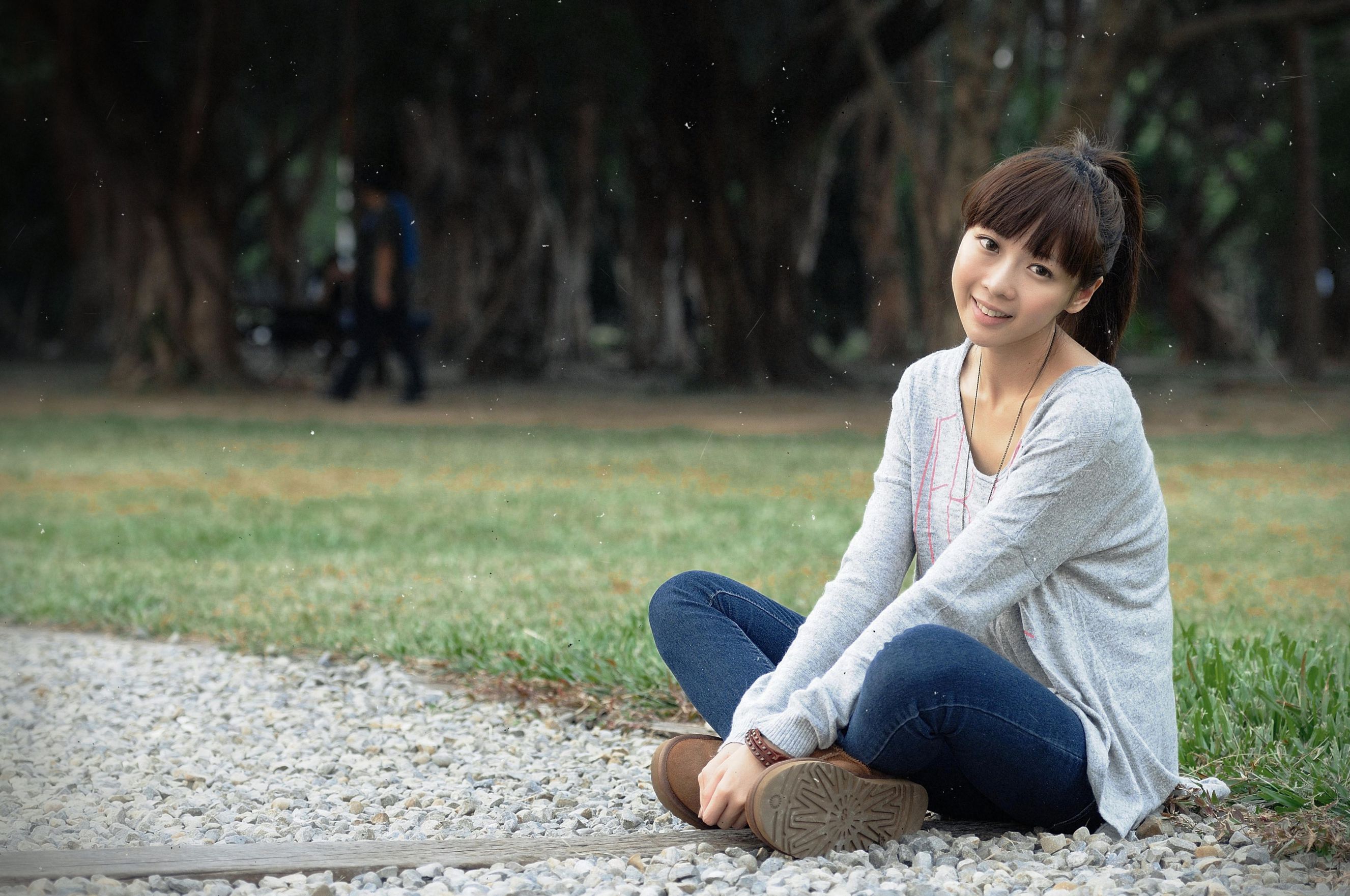 台湾正妹沈喬喬《甜美少女清新外拍图片》写真合集