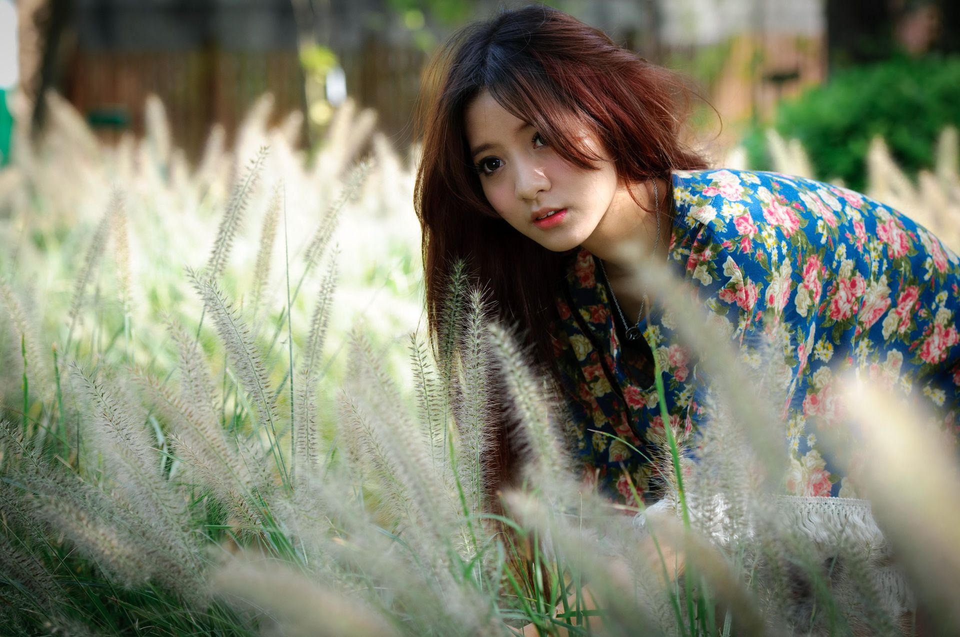 台湾美女妍安/吕芷葇《大安森林公園外拍》