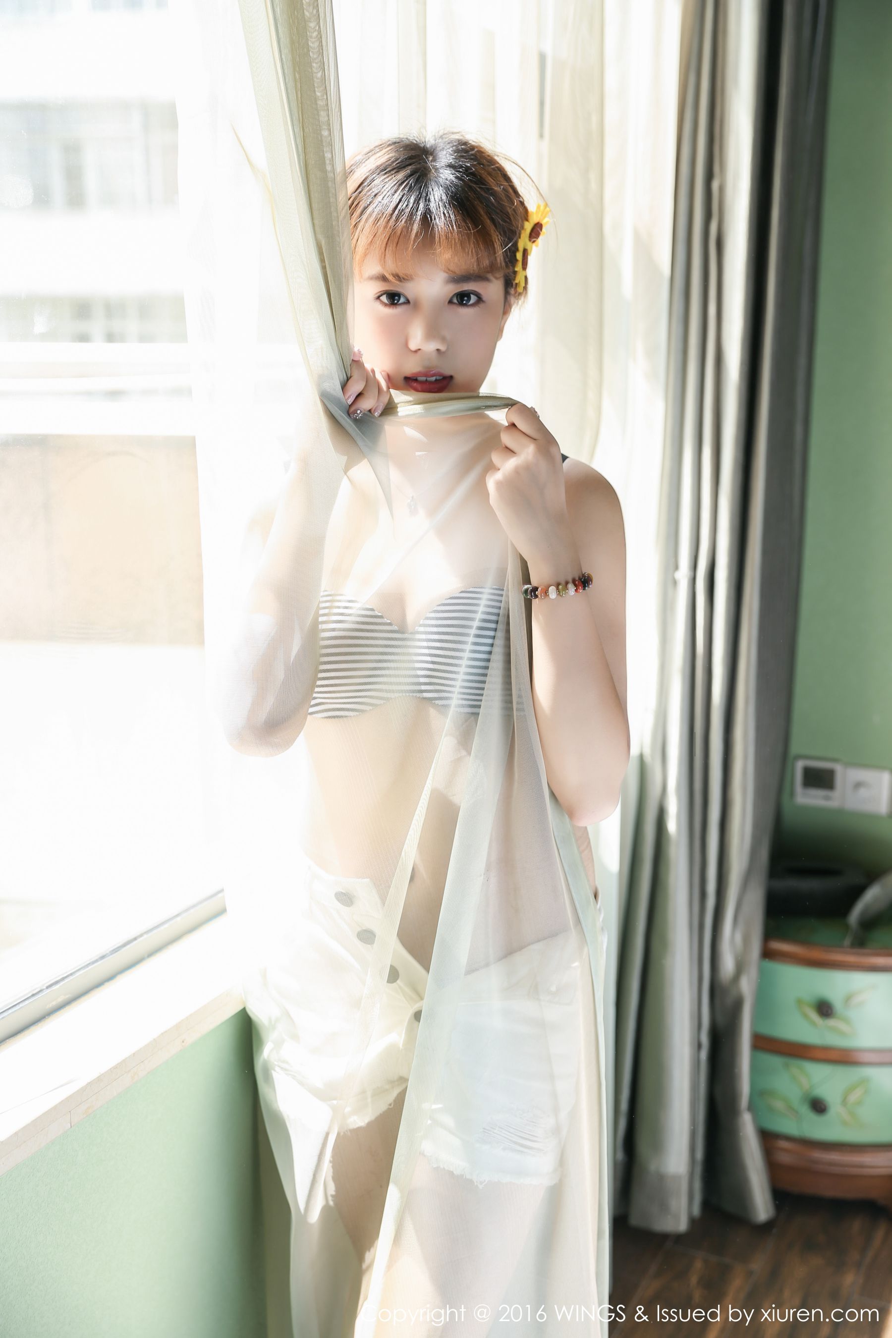 柠檬vivi - 极品短发帅气模特[WingS影私荟] Vol.019 写真集