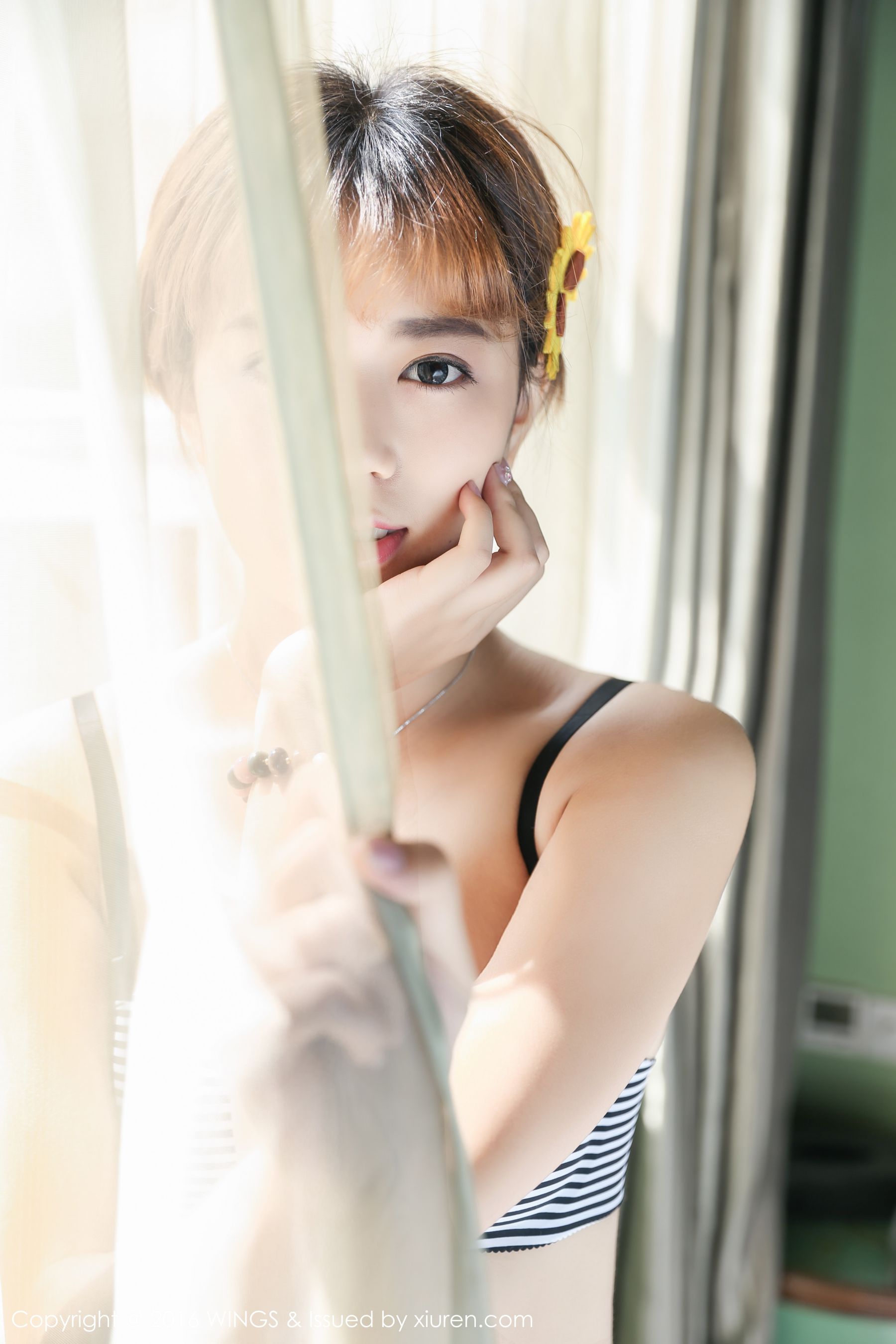 柠檬vivi - 极品短发帅气模特[WingS影私荟] Vol.019 写真集