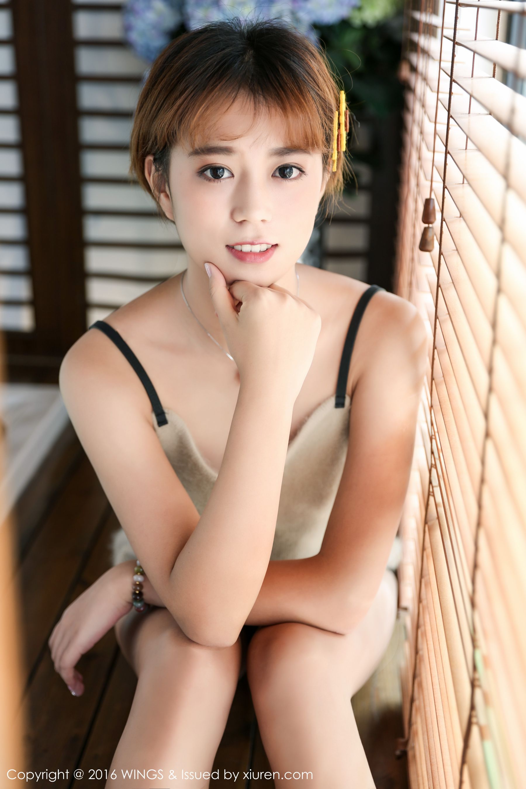柠檬vivi - 极品短发帅气模特[WingS影私荟] Vol.019 写真集