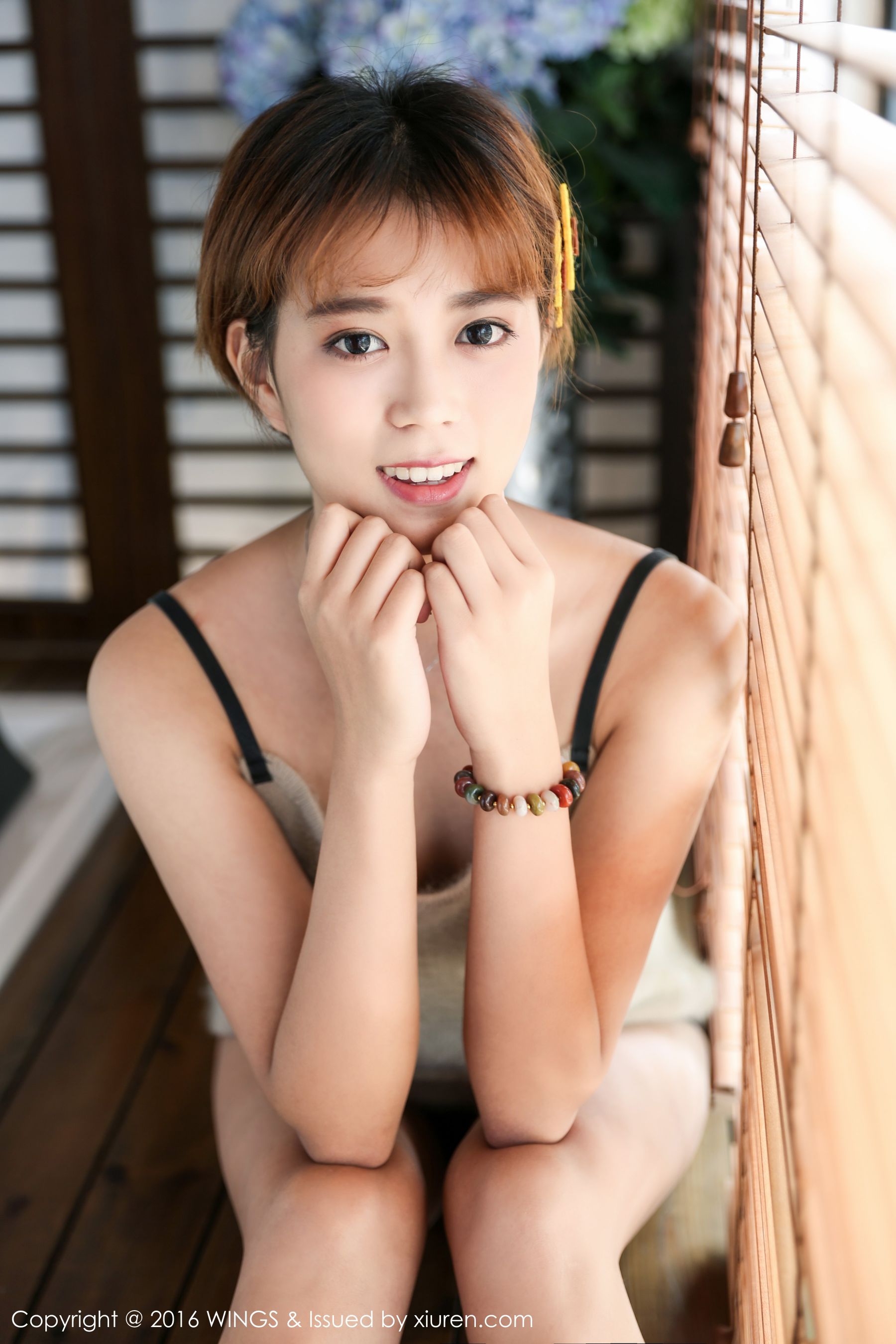 柠檬vivi - 极品短发帅气模特[WingS影私荟] Vol.019 写真集