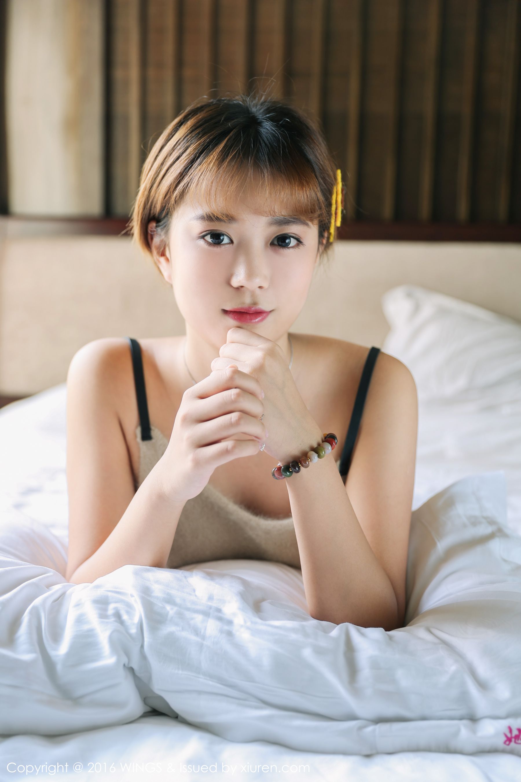 柠檬vivi - 极品短发帅气模特[WingS影私荟] Vol.019 写真集