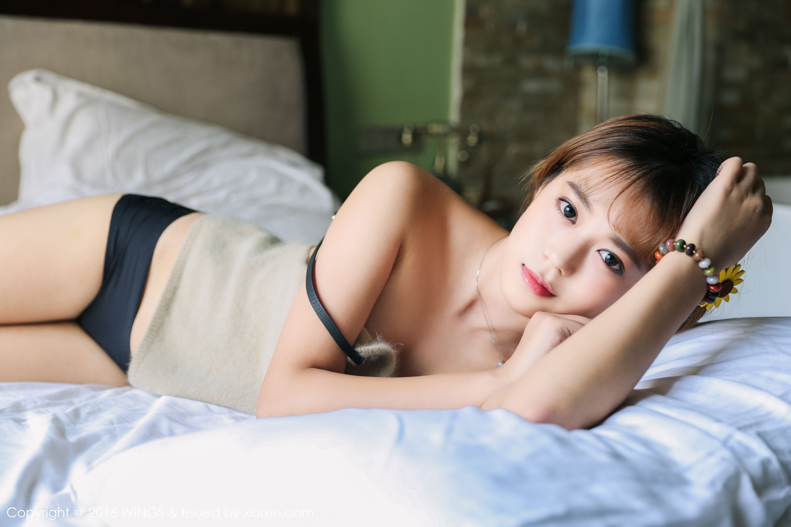 柠檬vivi - 极品短发帅气模特[WingS影私荟] Vol.019 写真集