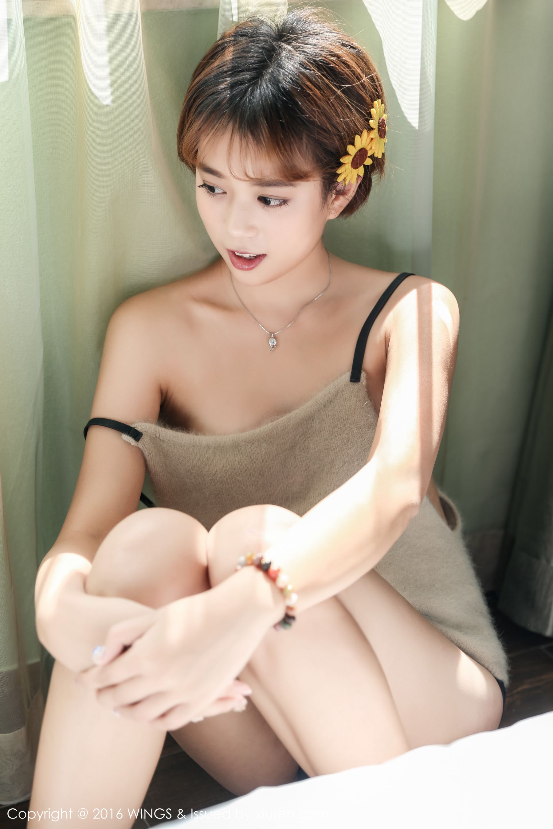 柠檬vivi - 极品短发帅气模特[WingS影私荟] Vol.019 写真集