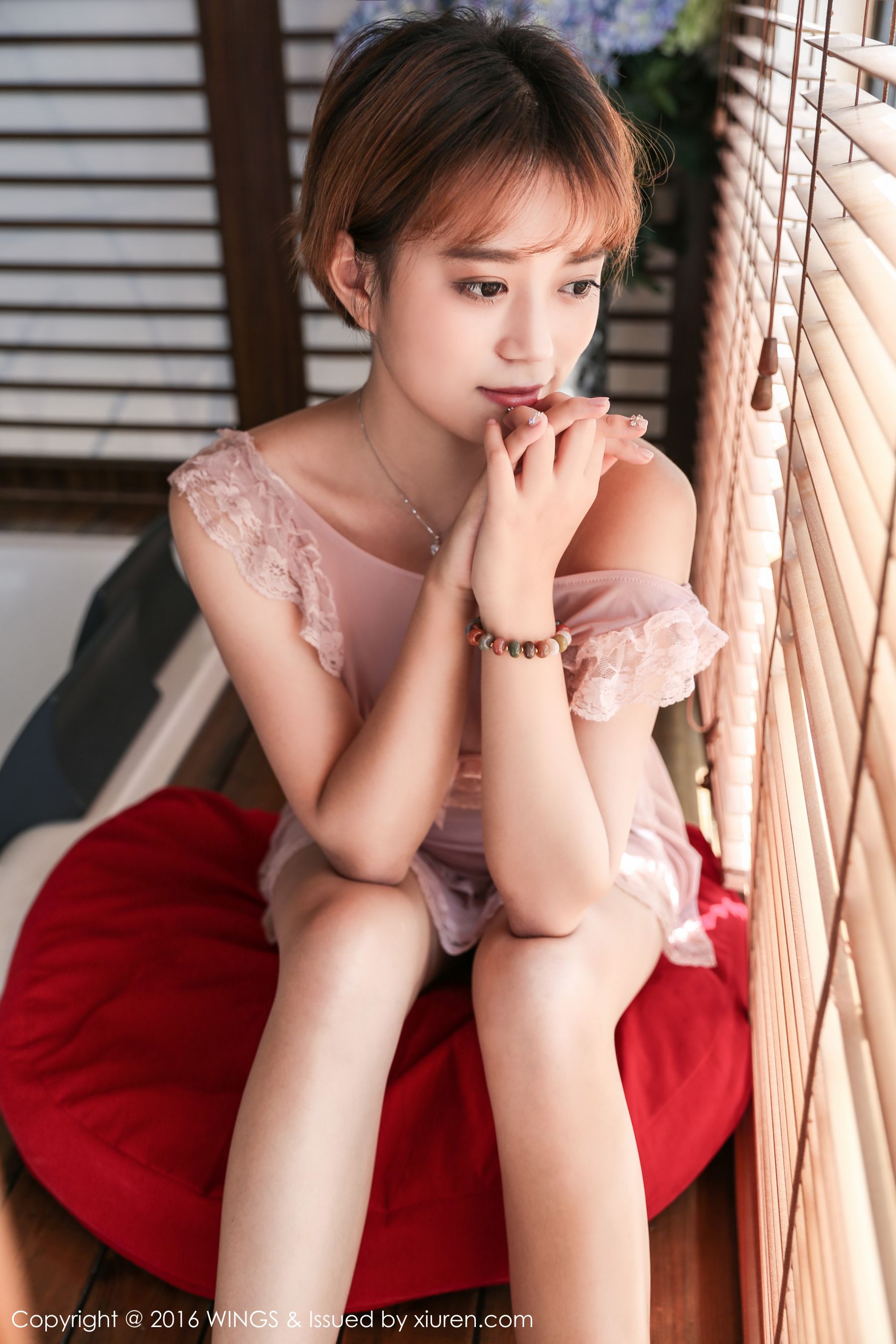 柠檬vivi - 极品短发帅气模特[WingS影私荟] Vol.019 写真集