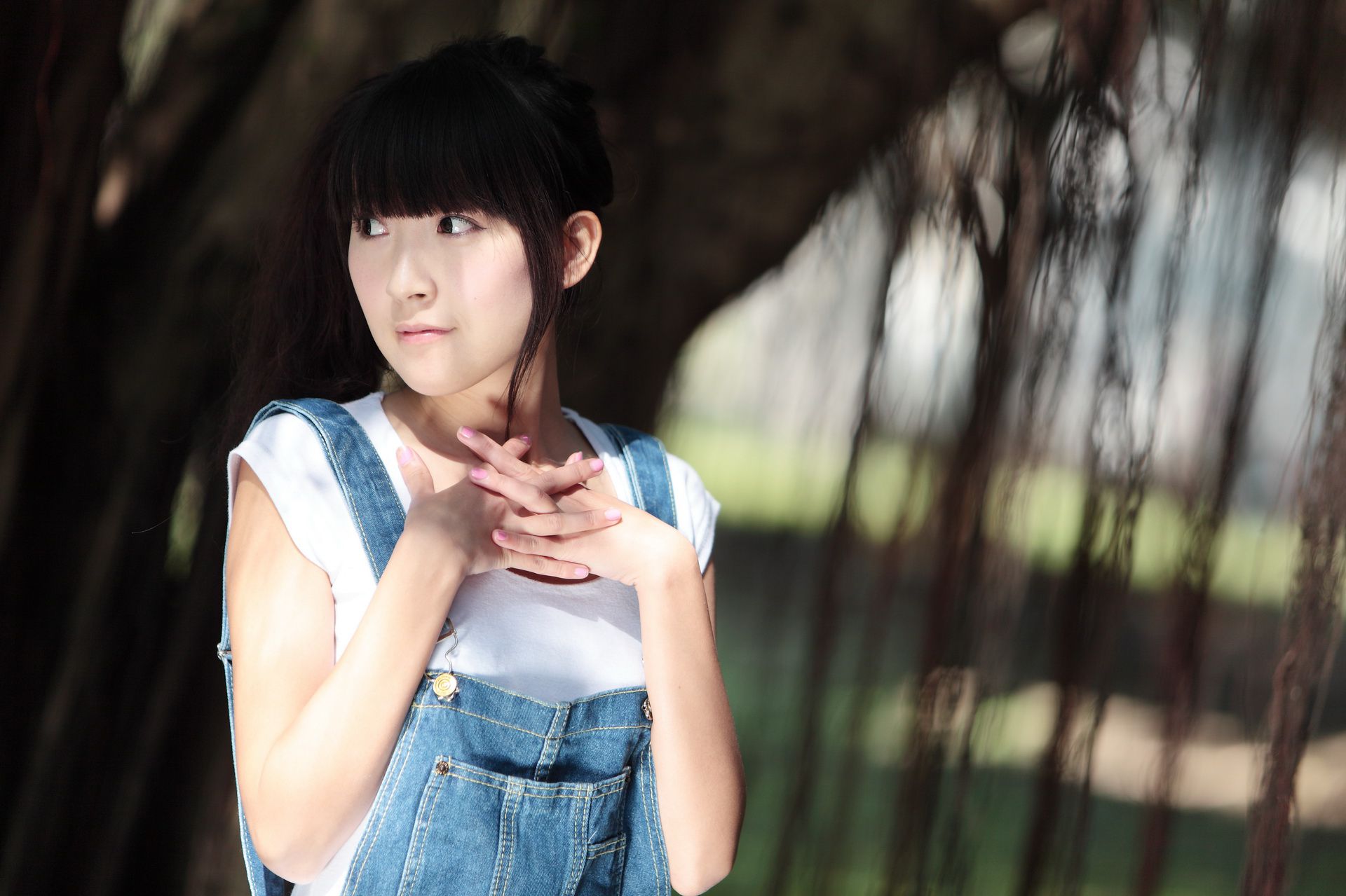 台湾萝莉正妹模特綠豆《小清新唯美外拍》