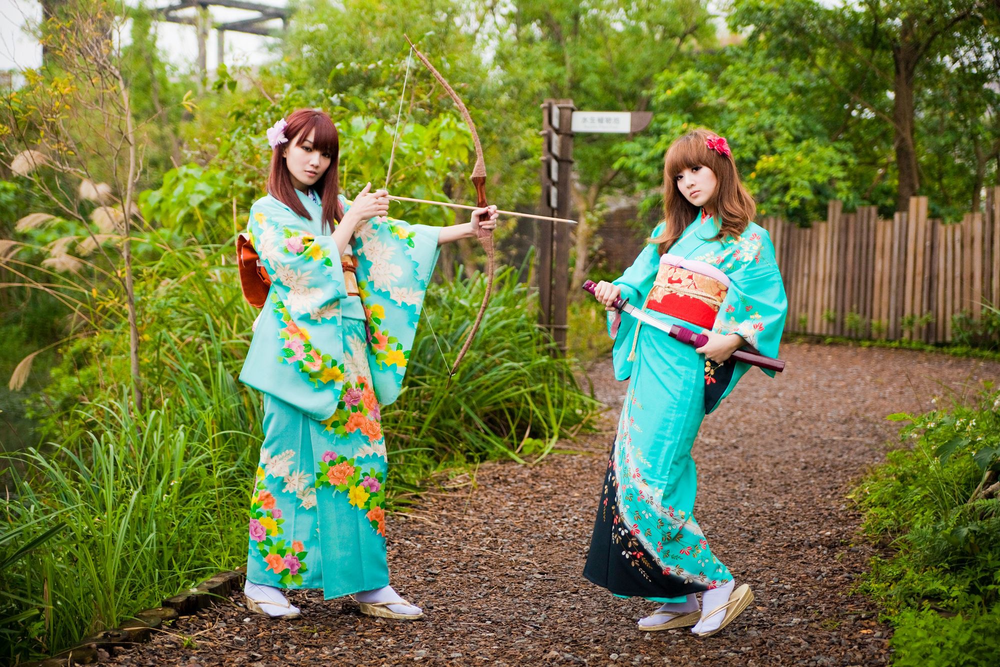 果子、小品、兔兔(品果兔)《宜蘭和服遊拍》
