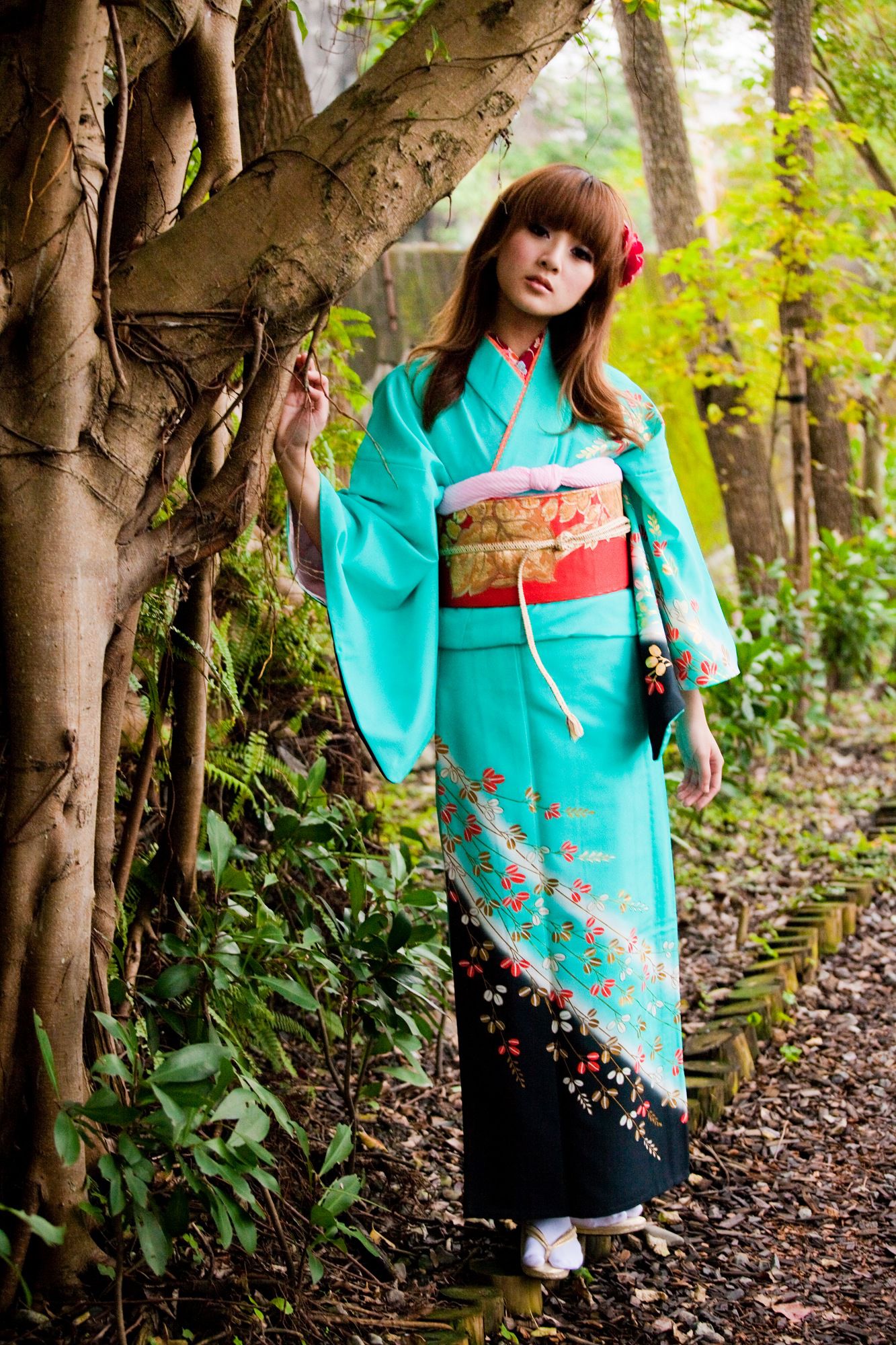 果子、小品、兔兔(品果兔)《宜蘭和服遊拍》