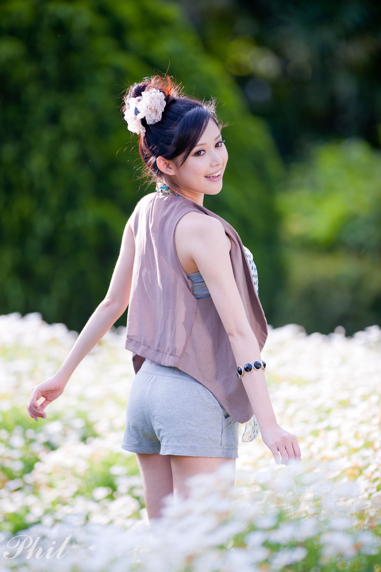台湾女神Avy杜可薇《吊带短裤系列》小清新唯美外拍