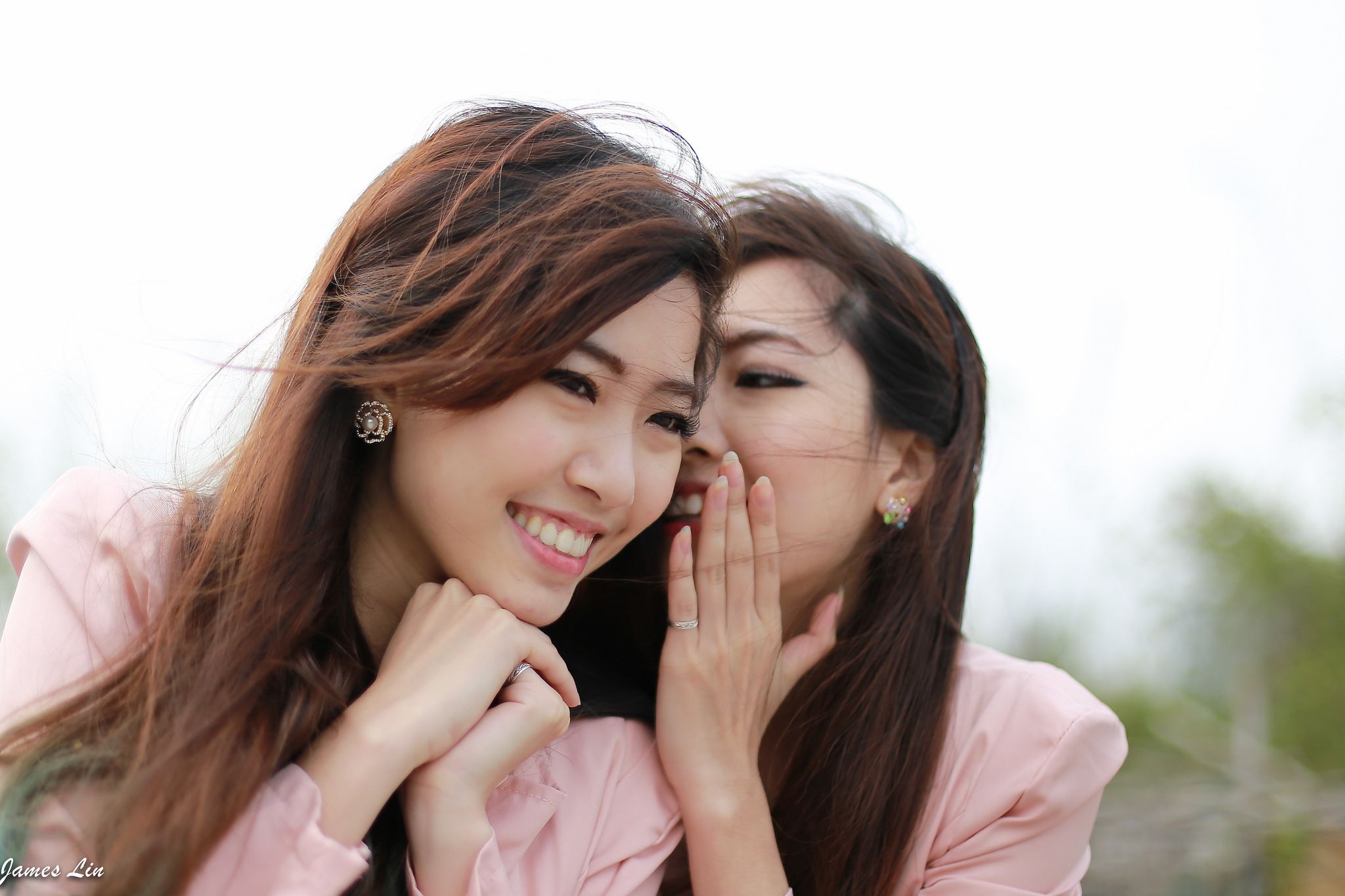 极品清纯甜美台湾双胞胎姐妹花清新外拍