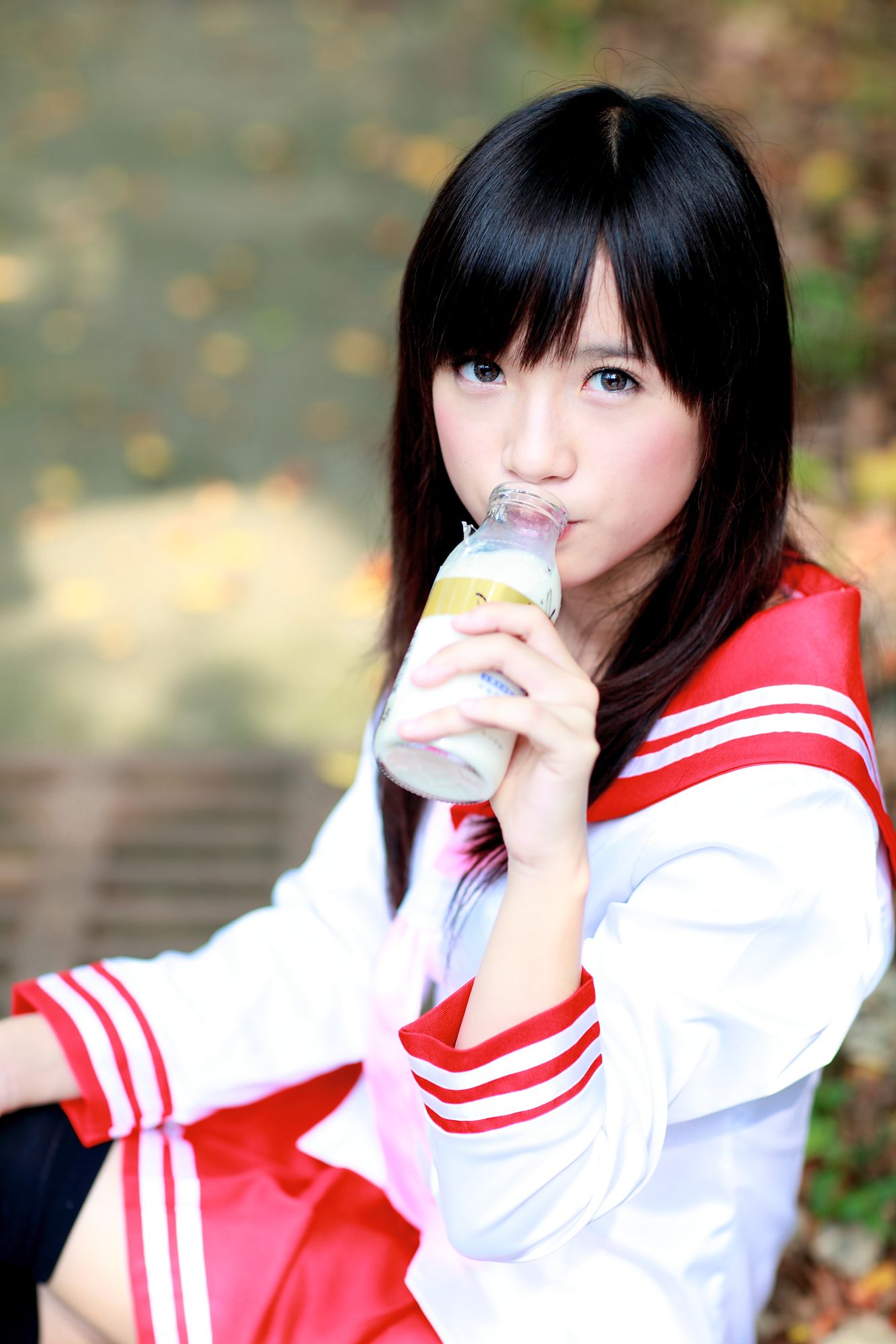 台湾美少女小敬/虞成敬《4套小清新外拍图片》写真合集