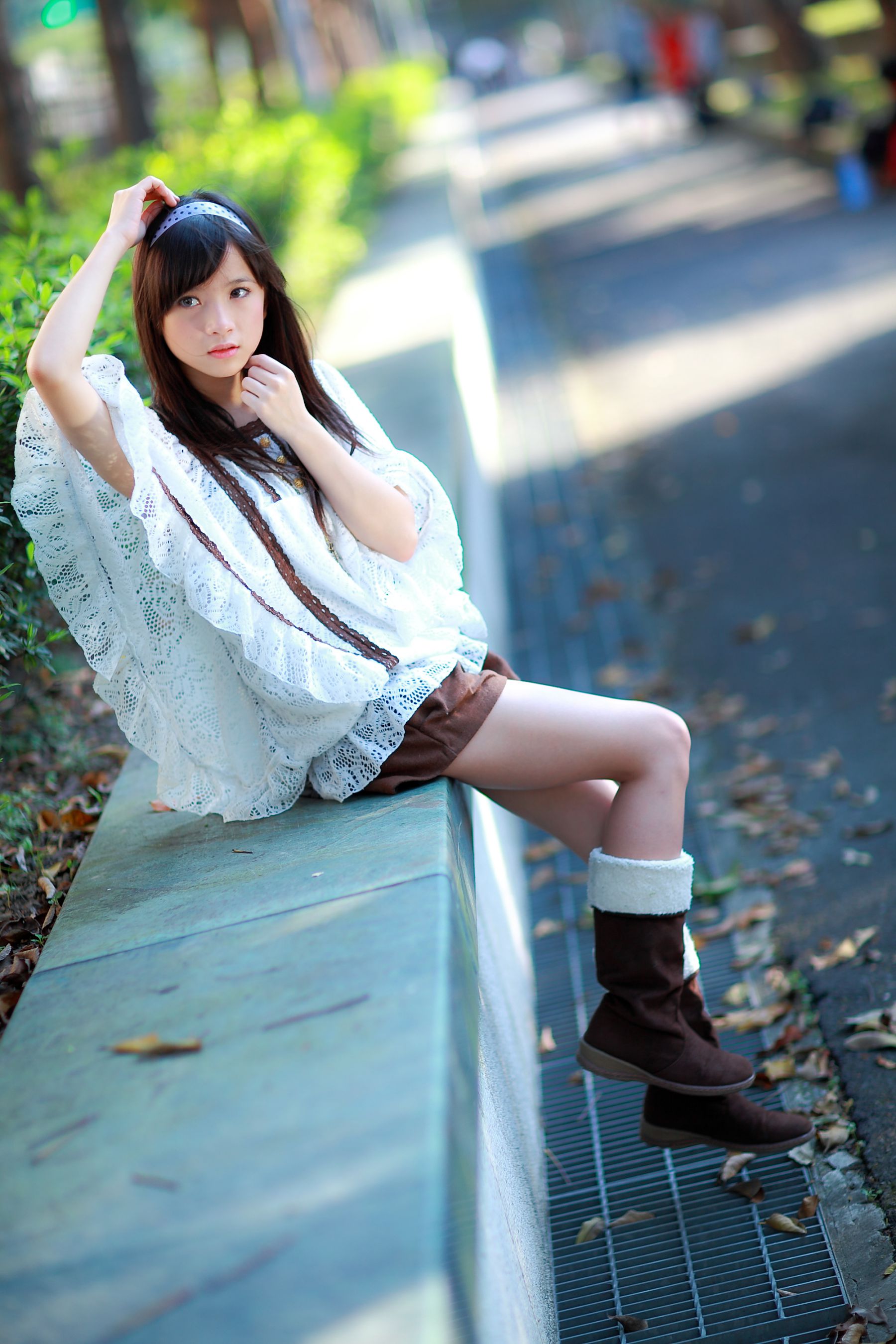 台湾美少女小敬/虞成敬《4套小清新外拍图片》写真合集