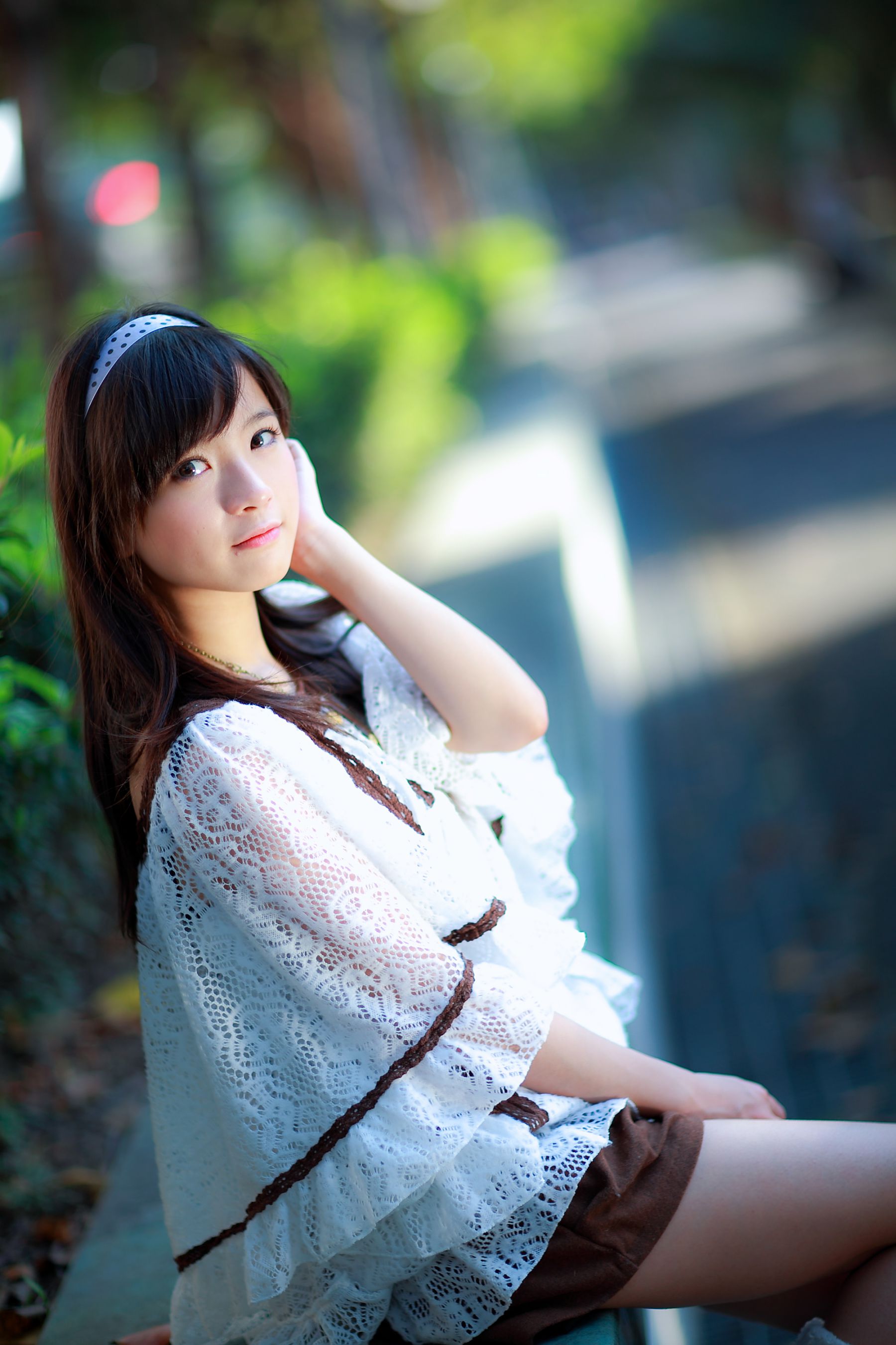台湾美少女小敬/虞成敬《4套小清新外拍图片》写真合集