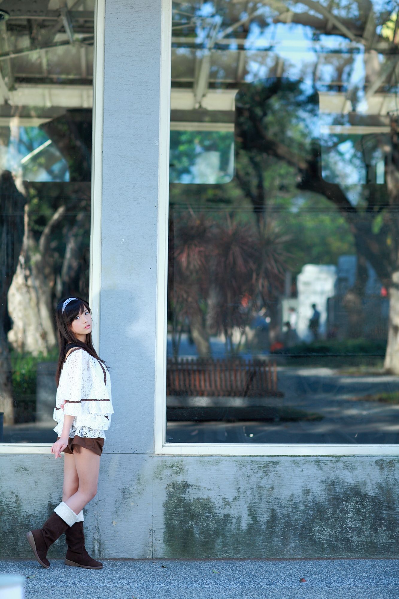 台湾美少女小敬/虞成敬《4套小清新外拍图片》写真合集