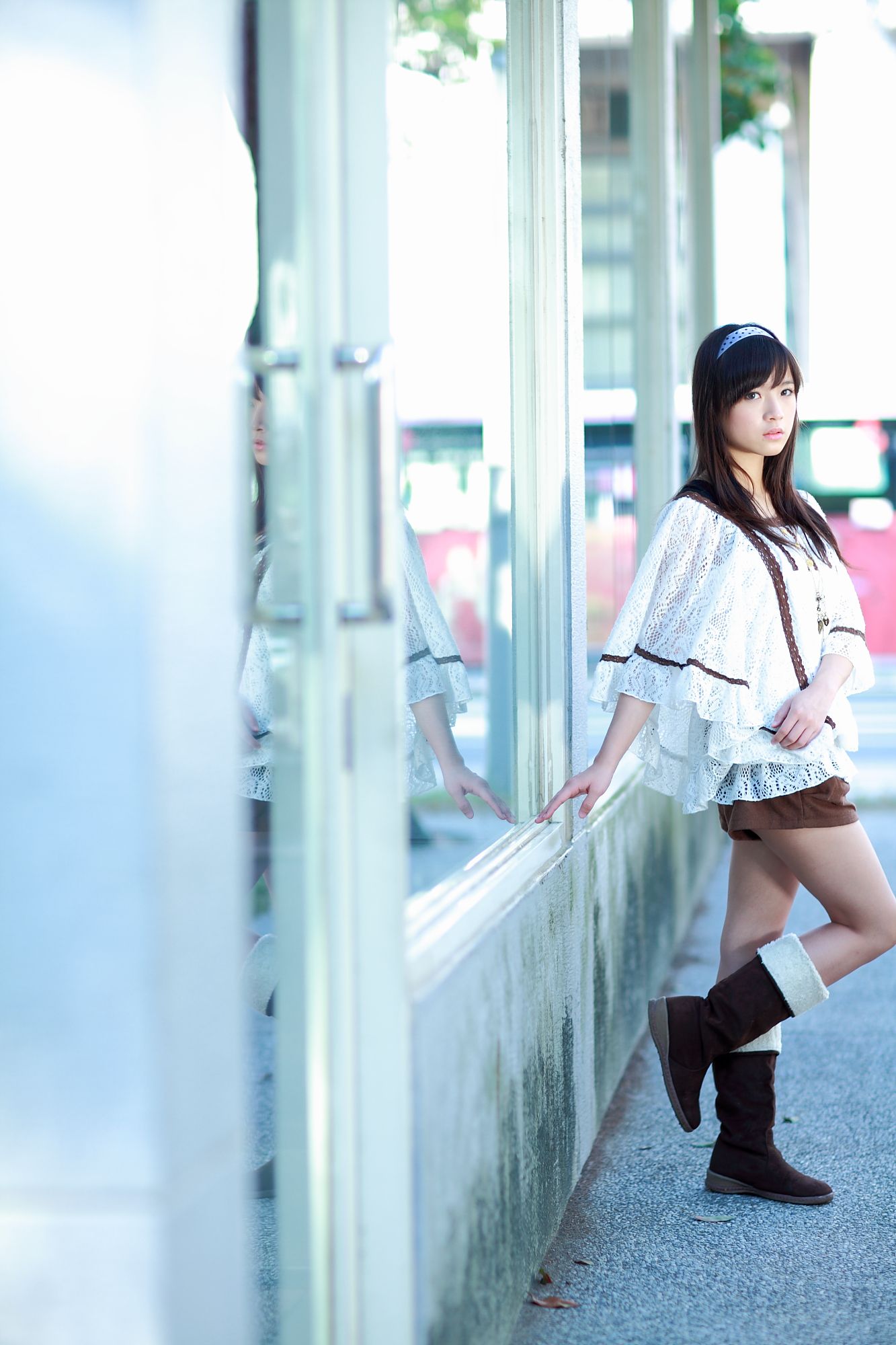 台湾美少女小敬/虞成敬《4套小清新外拍图片》写真合集