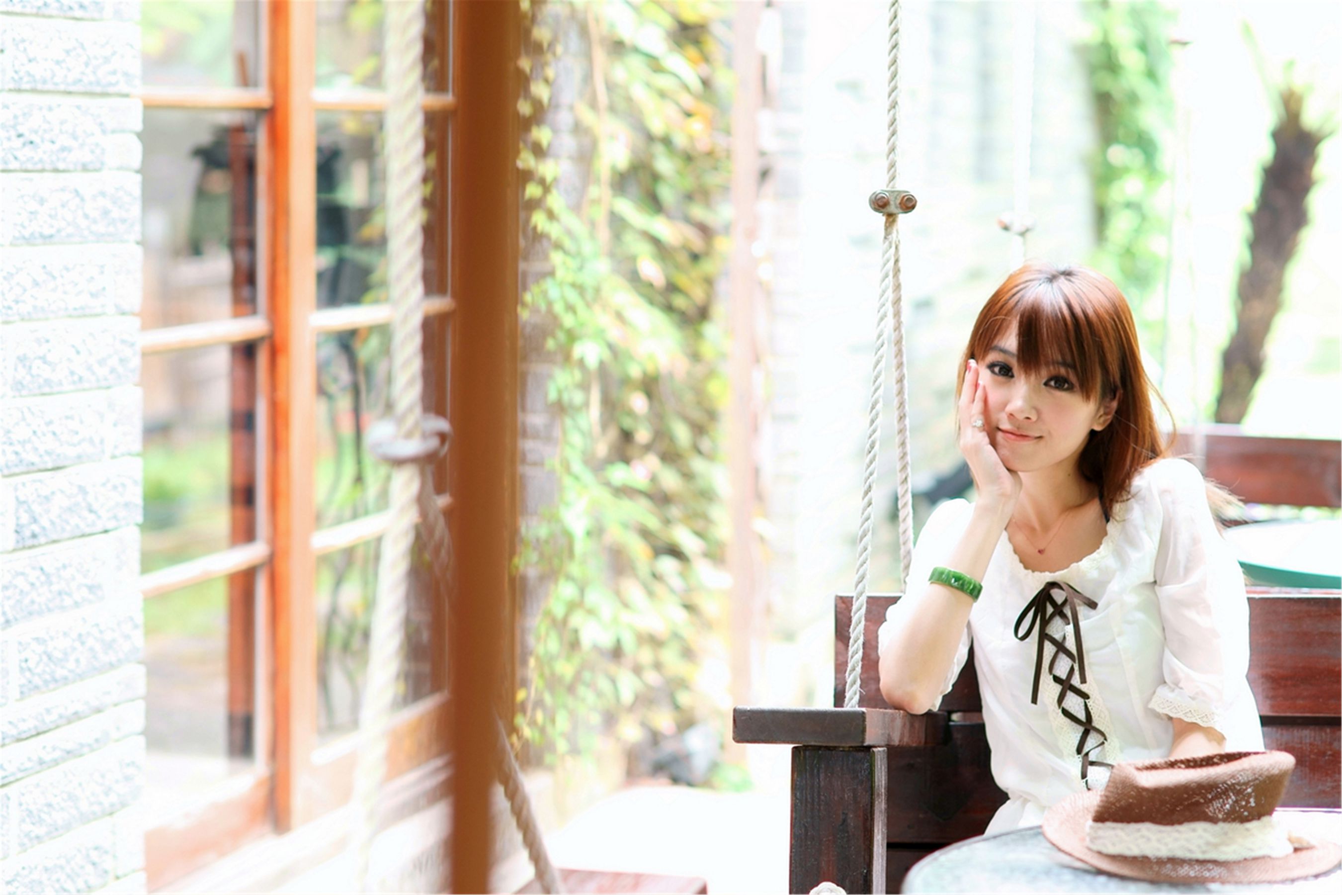 台湾美女模特小品/何品玫《缘叶方舟外拍》