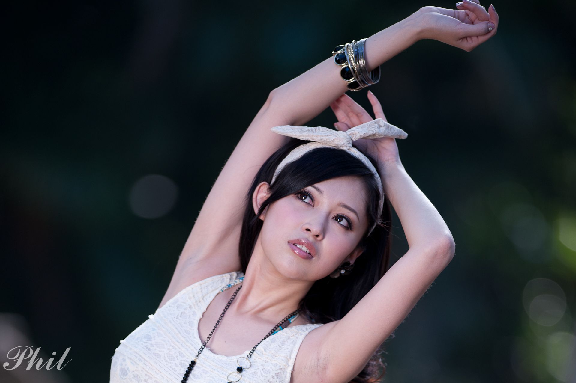 Beautyleg腿模Avy《连衣裙公园外拍》