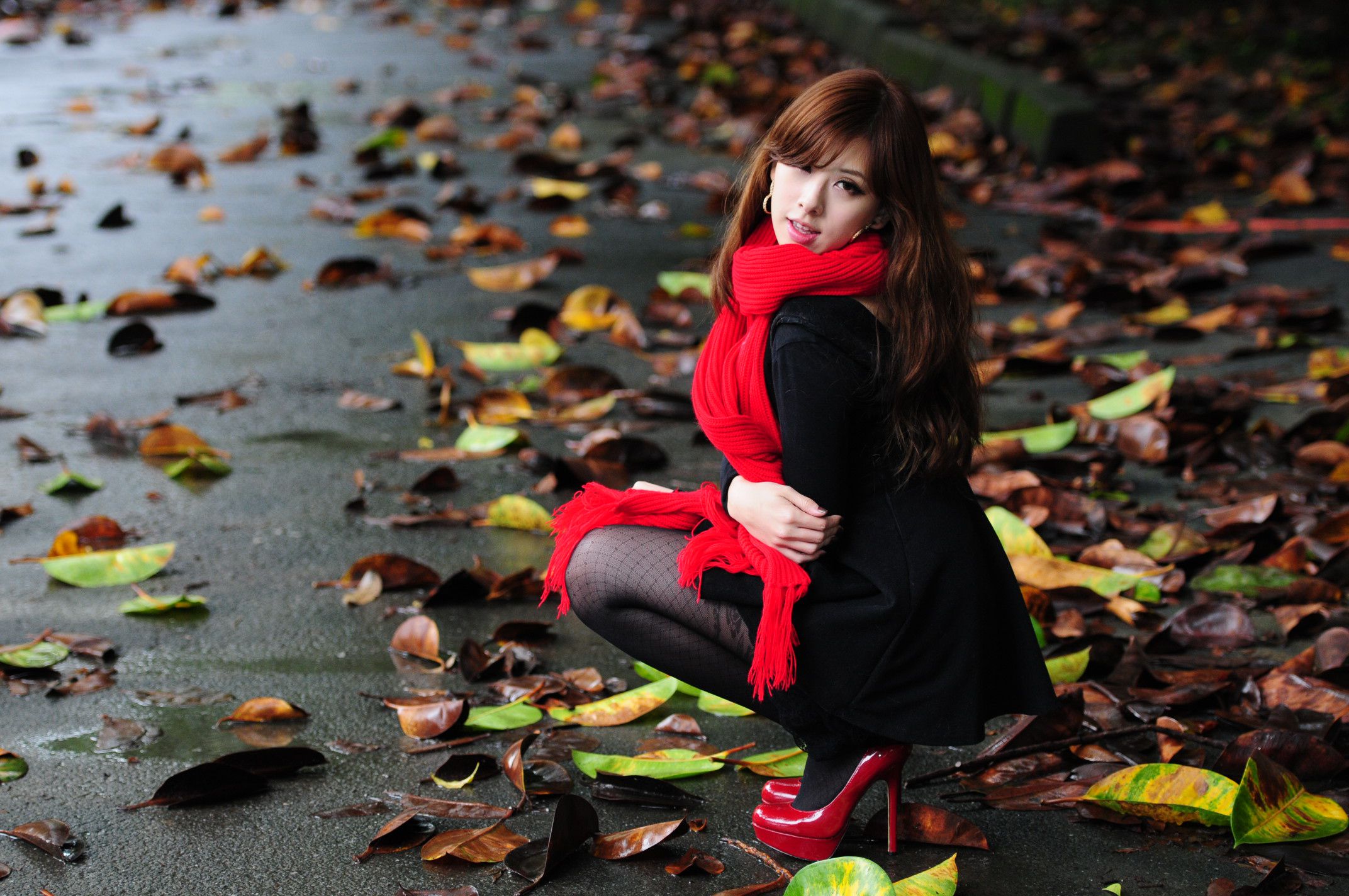 台湾正妹小米Kate su《小清新外拍图片》写真合集
