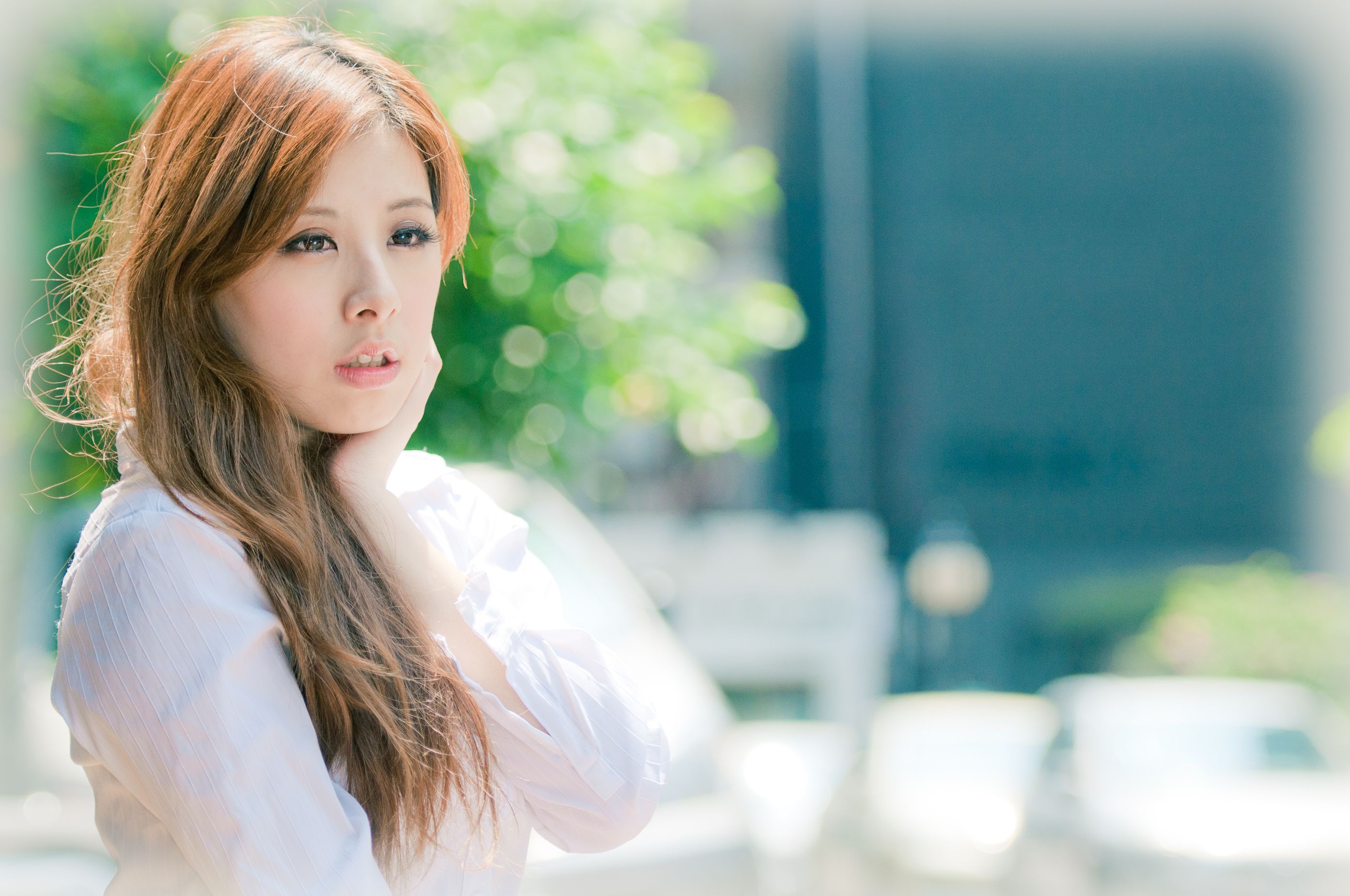 台湾美女小米Kate su《甜美长裙系列外拍》
