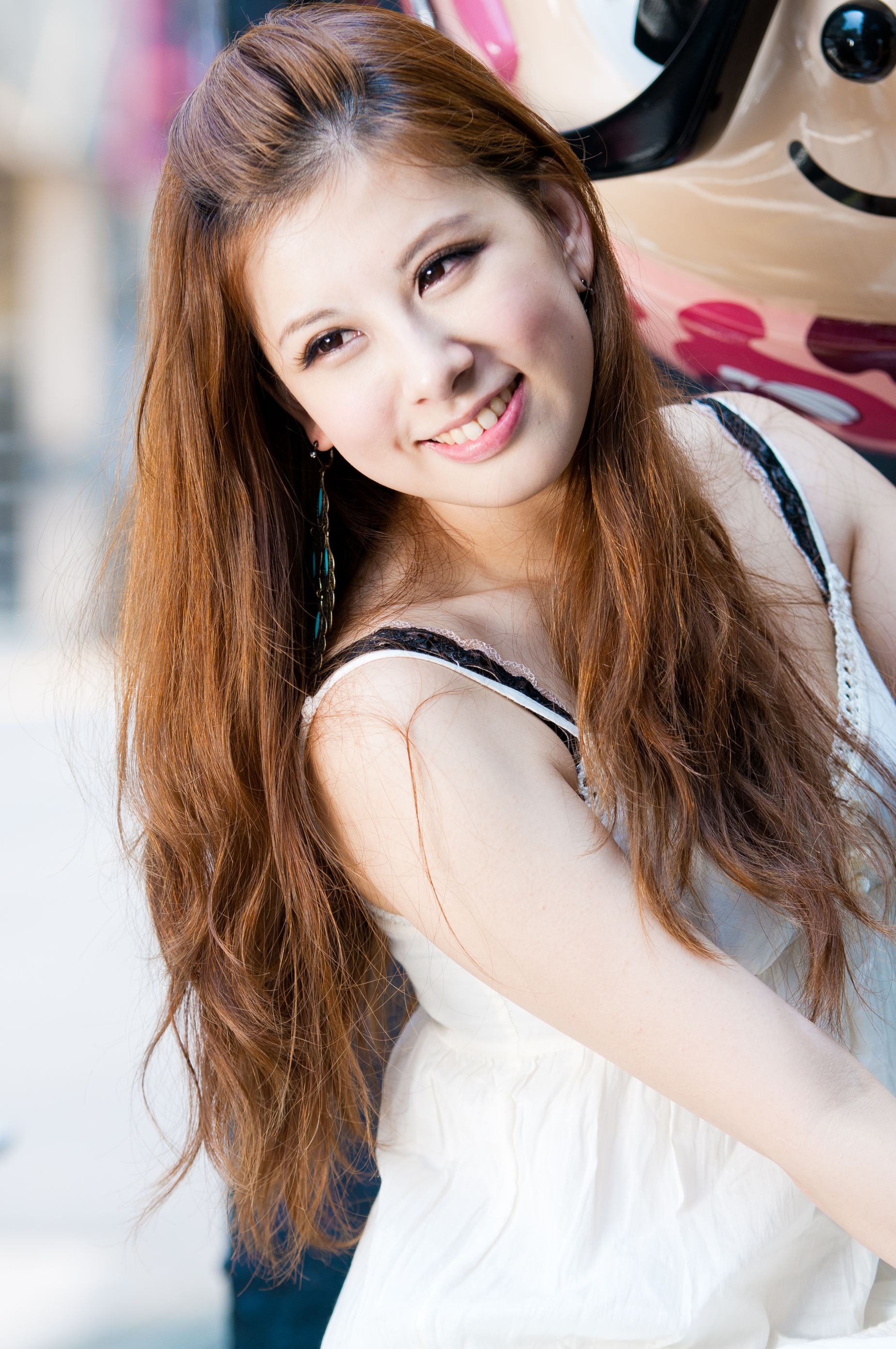 台湾美女小米Kate su《甜美长裙系列外拍》