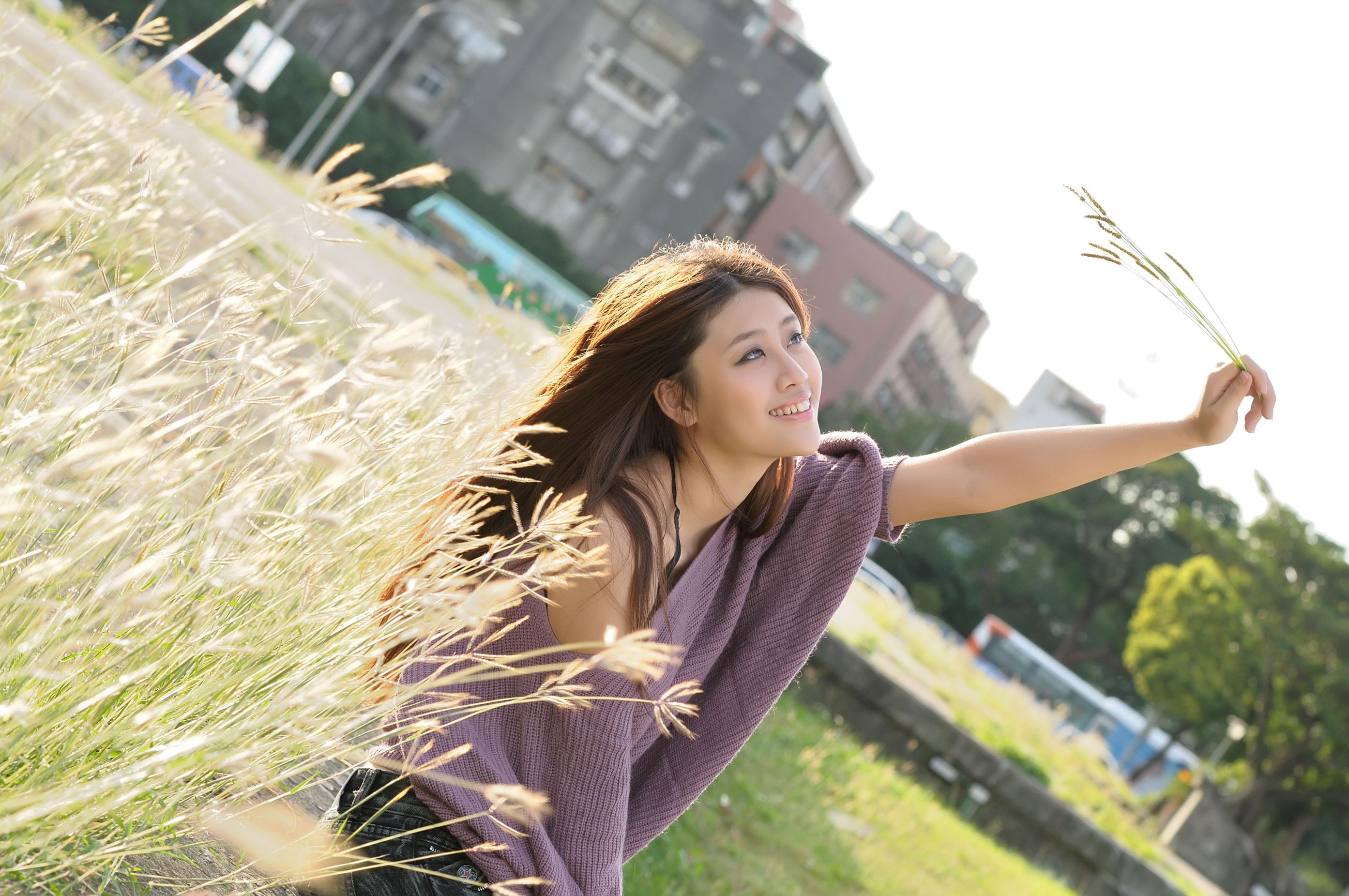 林真亦Yuna《小清新甜美外拍图片》写真合集