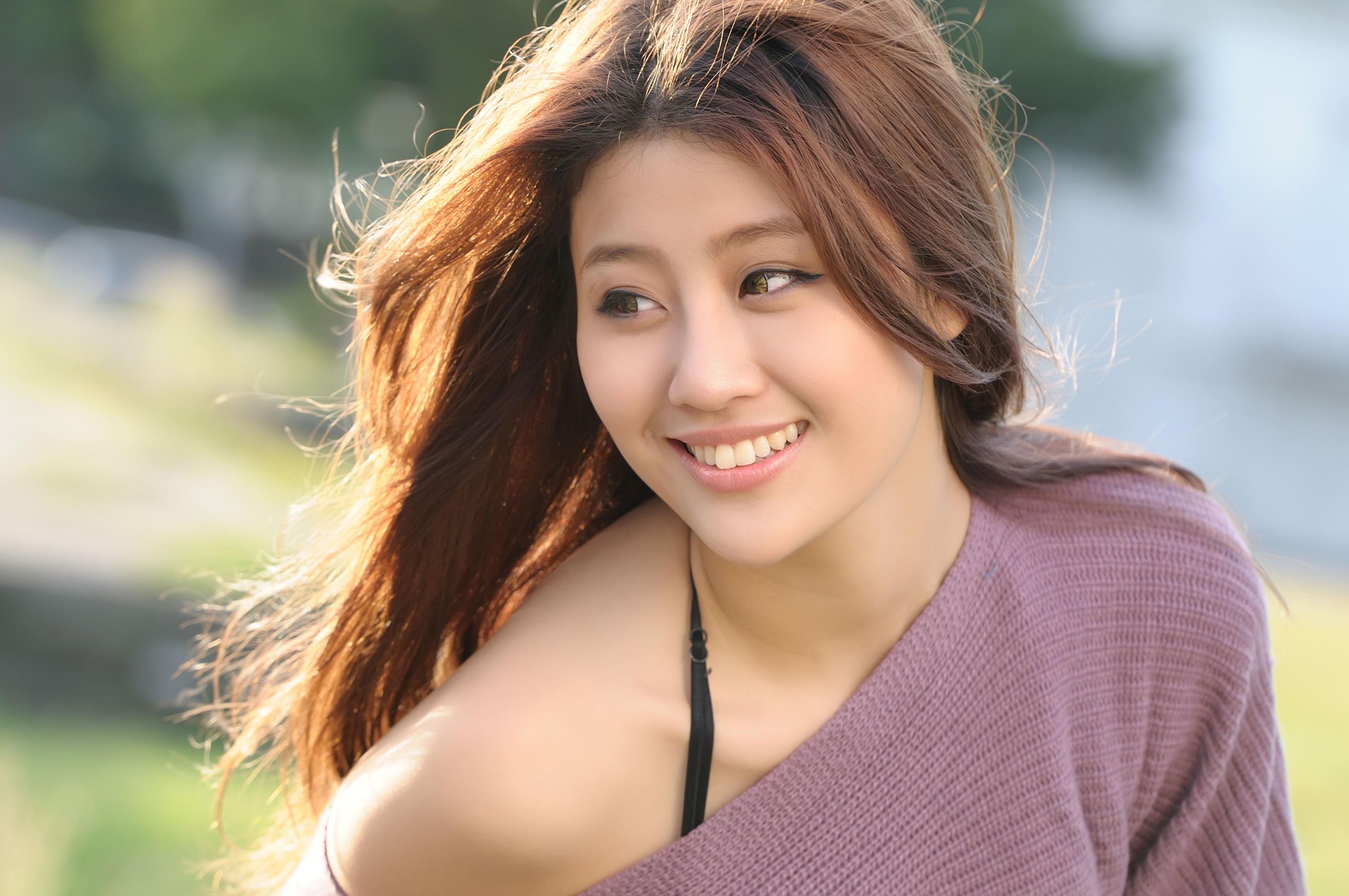 林真亦Yuna《小清新甜美外拍图片》写真合集