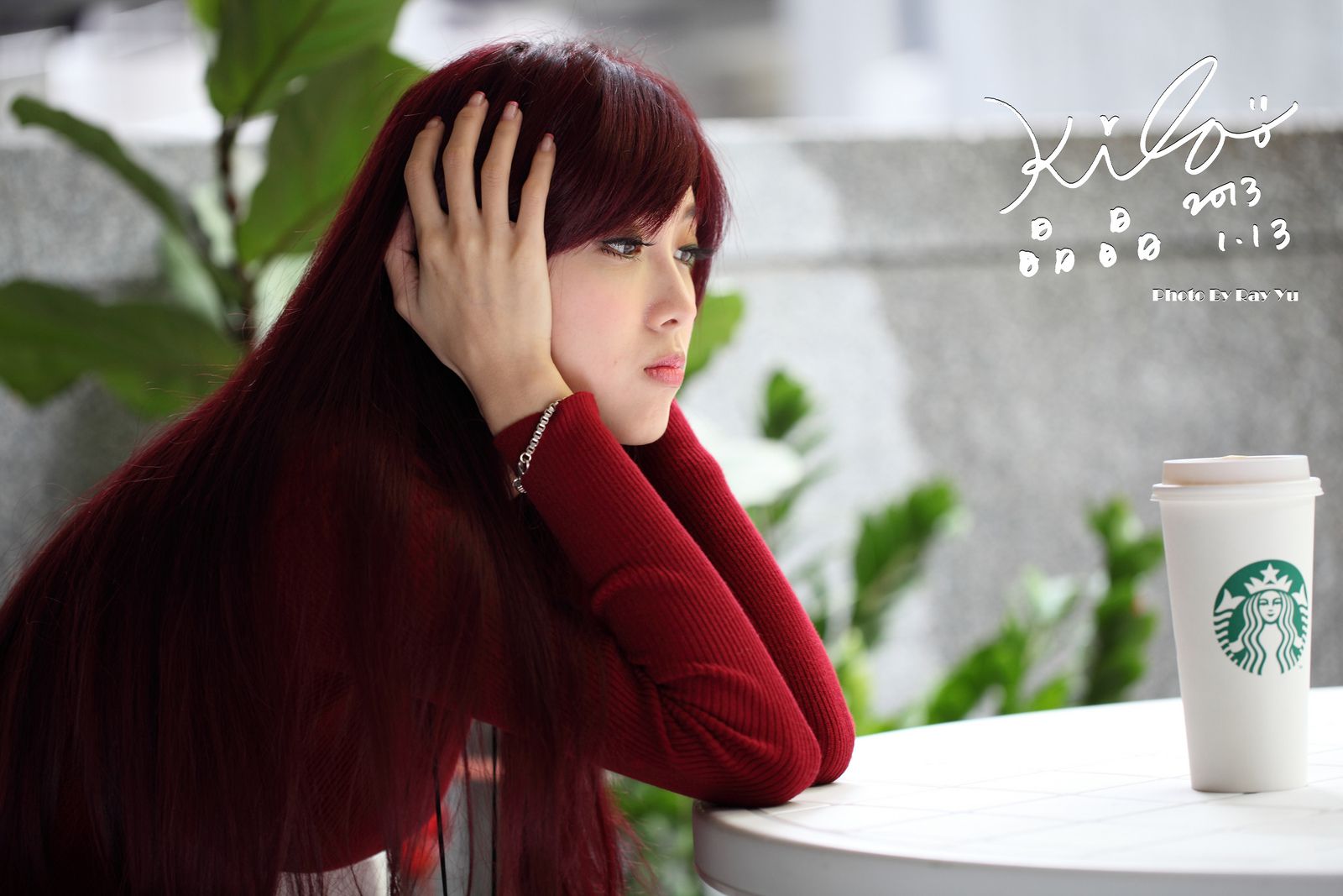 金允乔/Kila晶晶《黑丝套裙街拍》