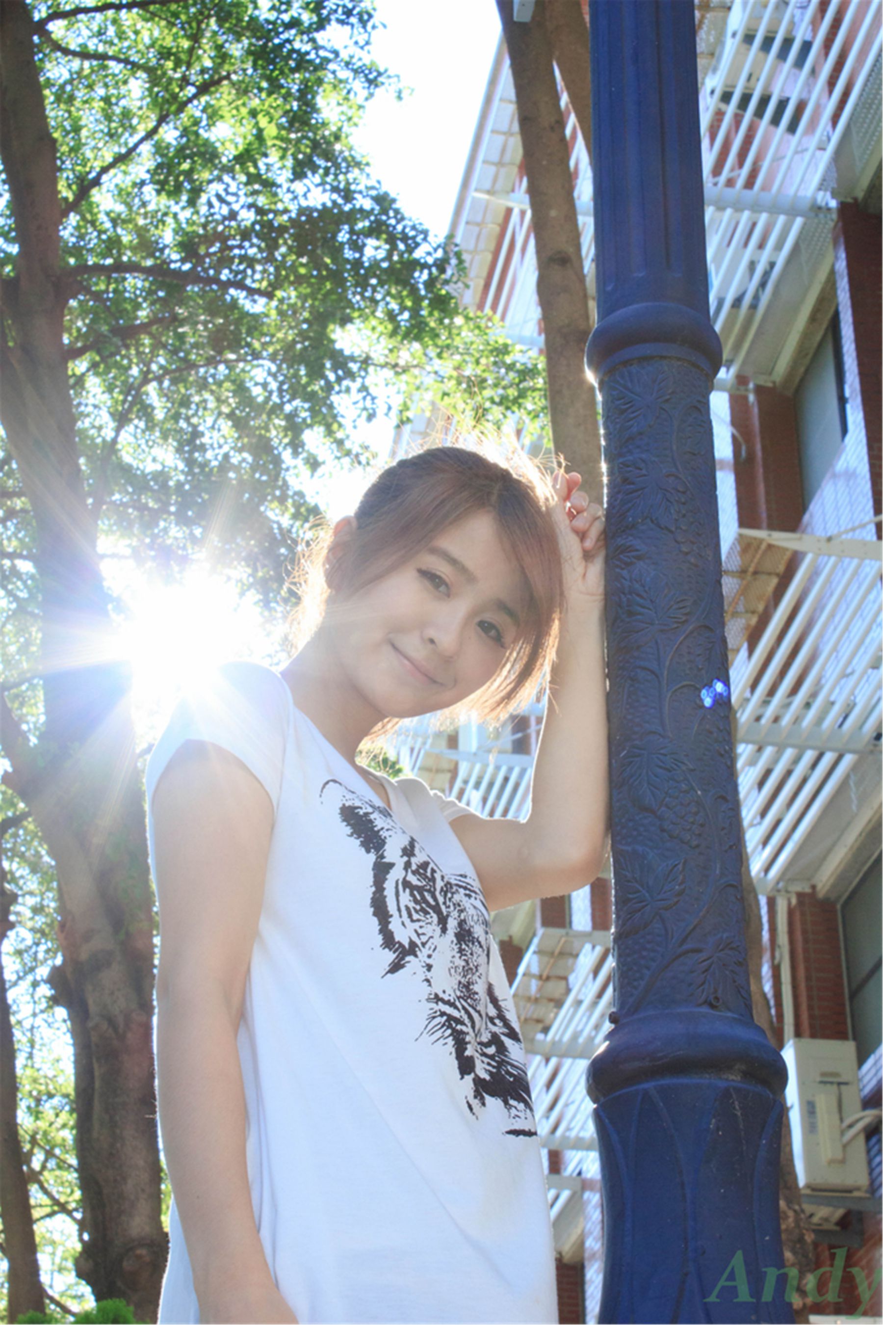 台湾美女模特圈圈/郭燕陵《校园时光》
