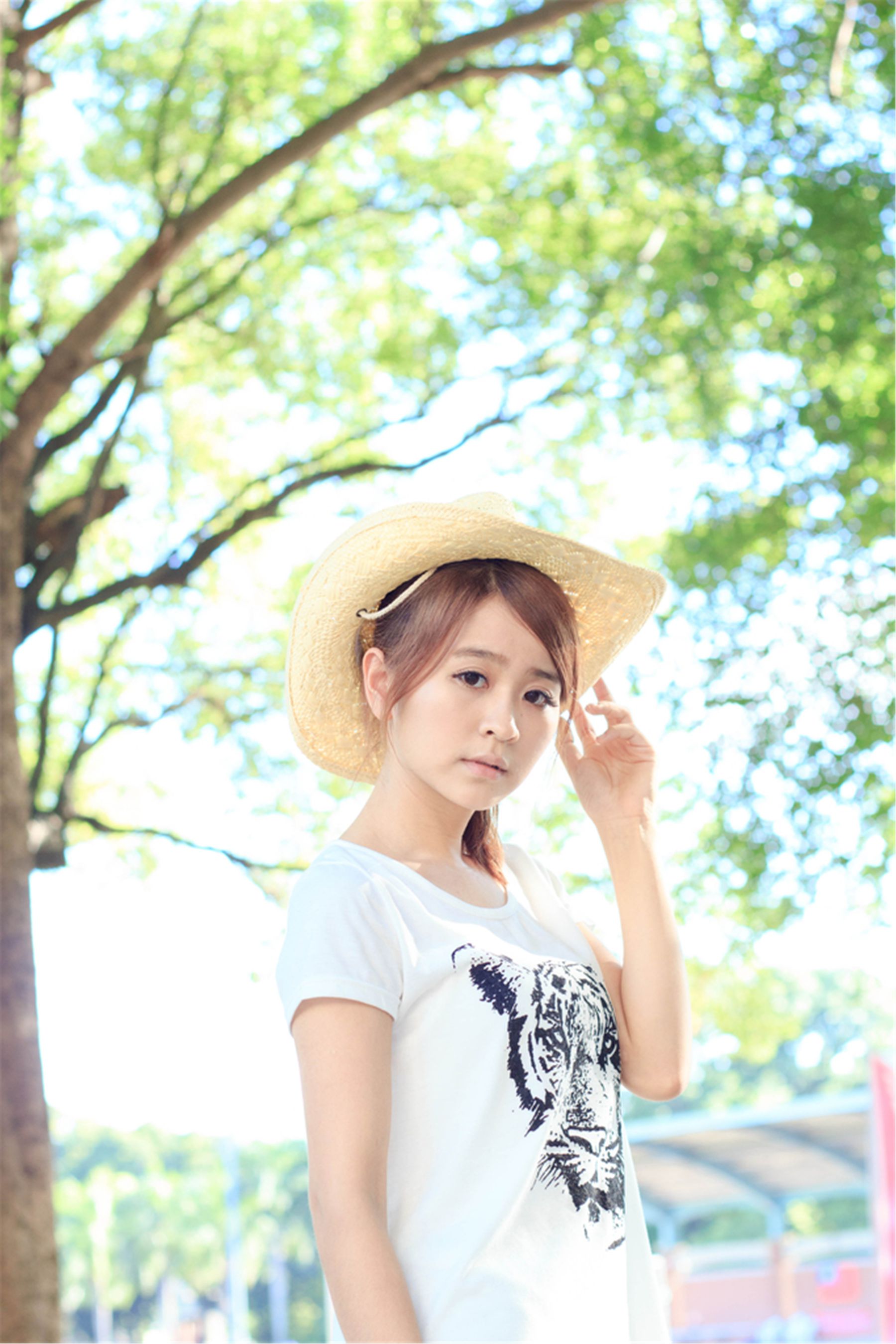 台湾美女模特圈圈/郭燕陵《校园时光》