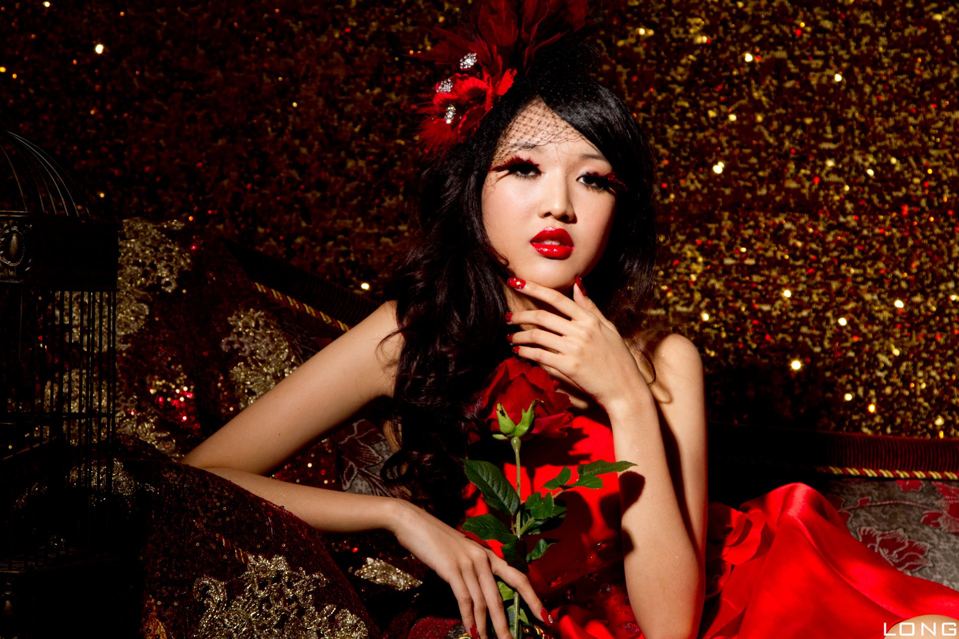 陈玮廷/腿模Jill《婚紗之紅》