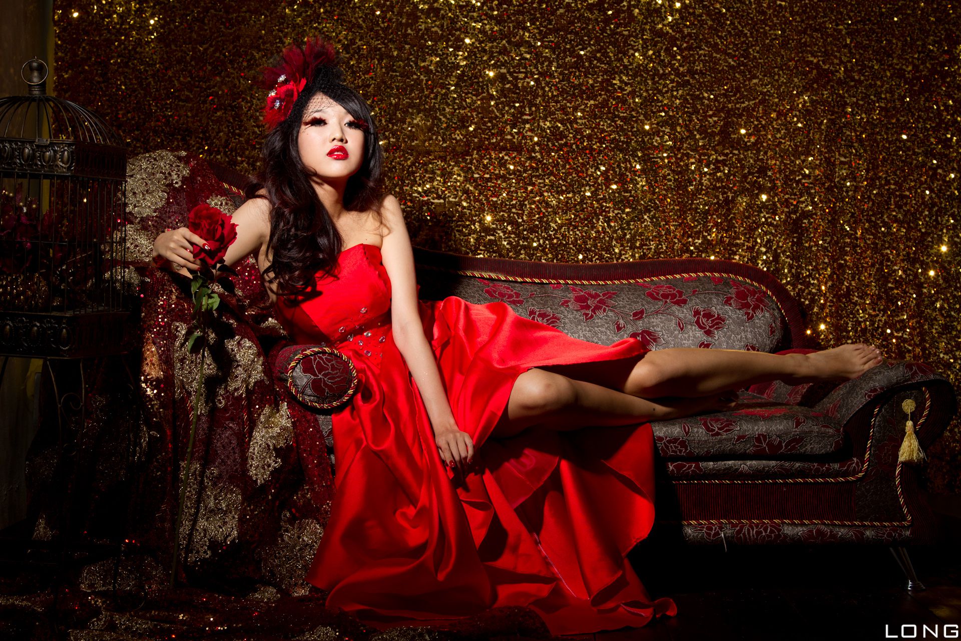 陈玮廷/腿模Jill《婚紗之紅》