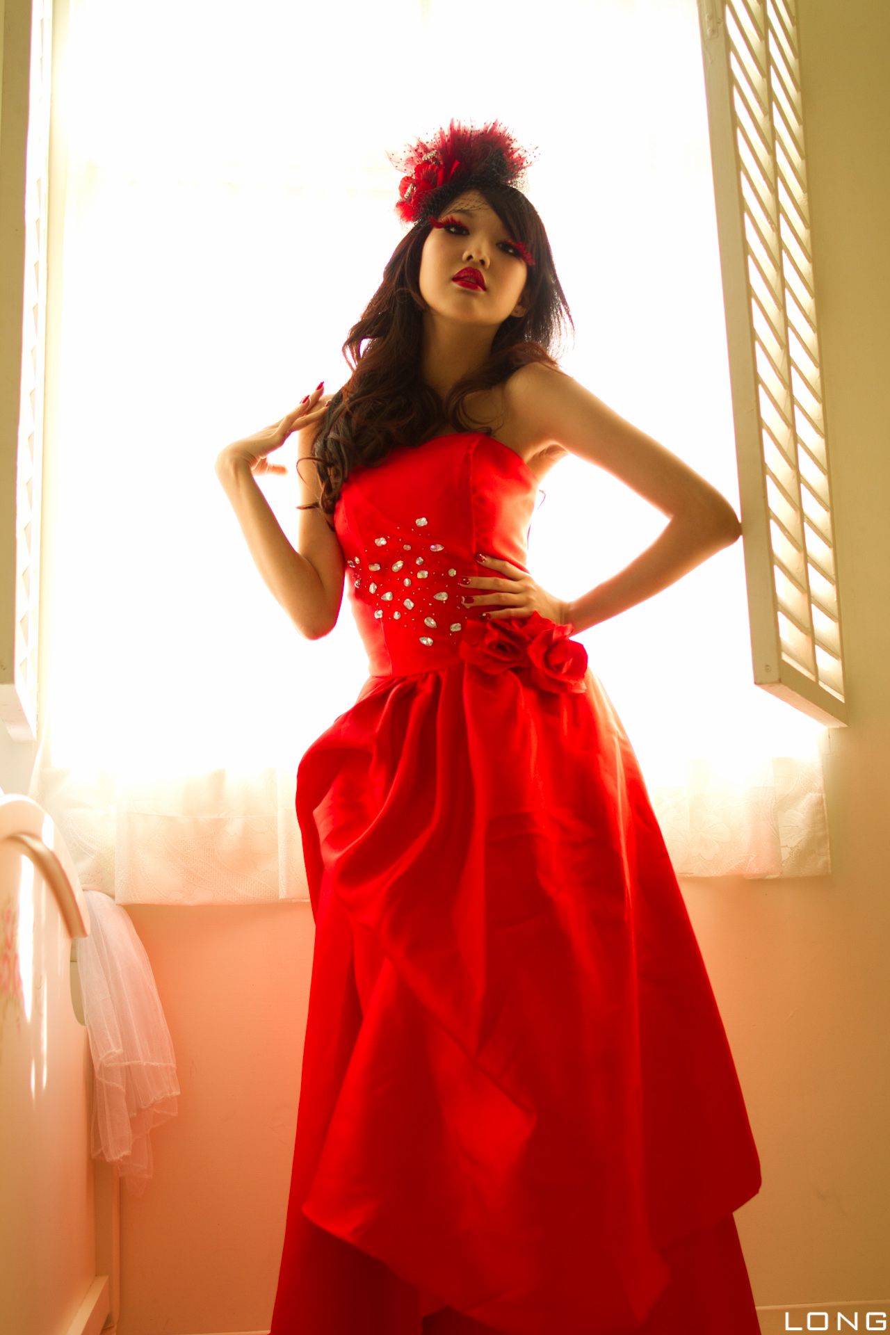 陈玮廷/腿模Jill《婚紗之紅》