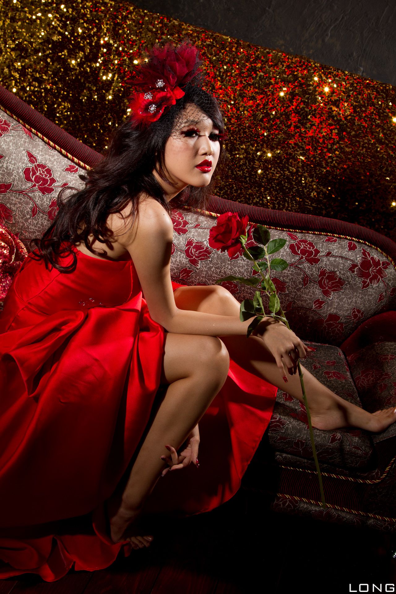 陈玮廷/腿模Jill《婚紗之紅》