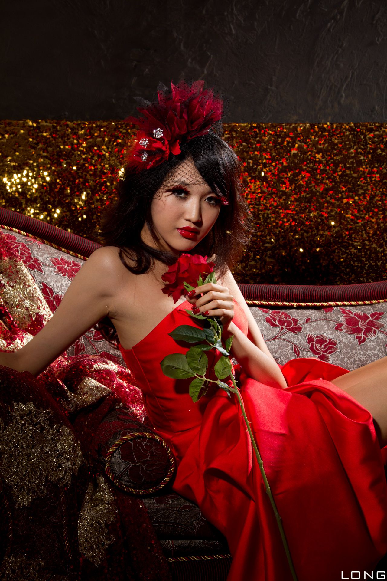 陈玮廷/腿模Jill《婚紗之紅》