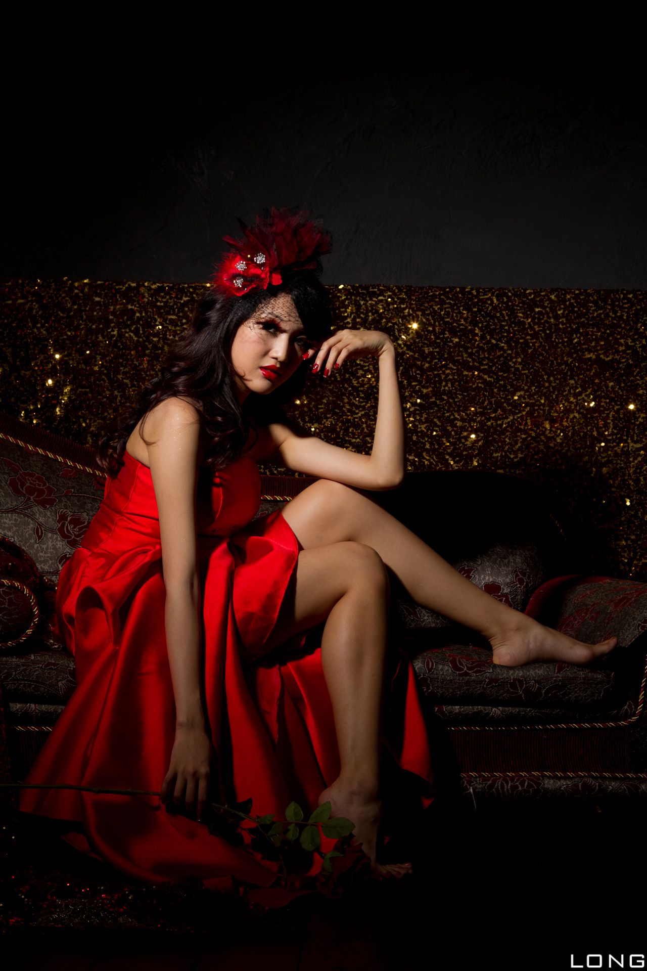 陈玮廷/腿模Jill《婚紗之紅》