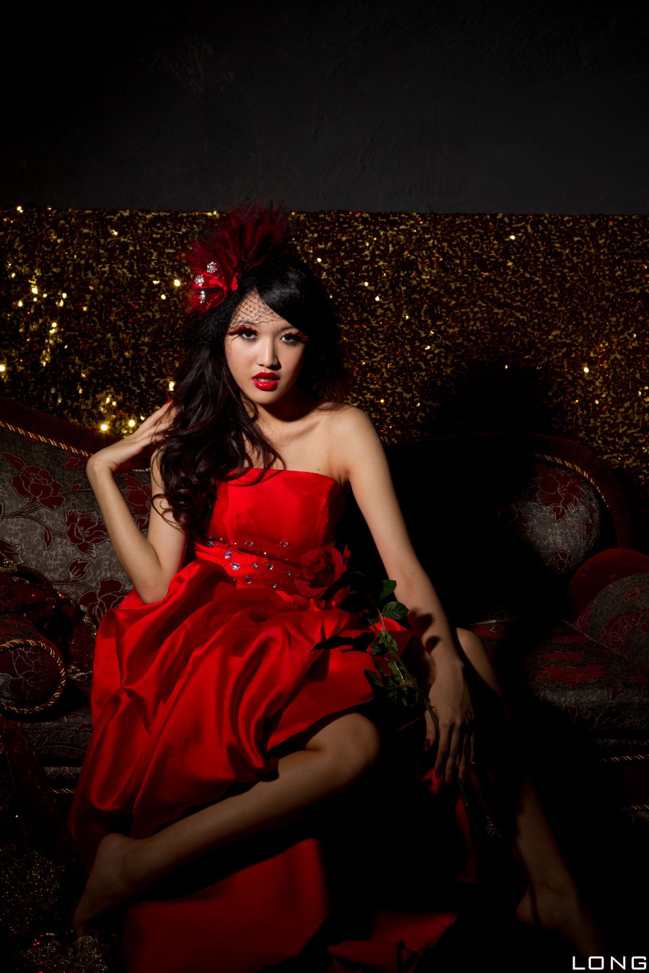 陈玮廷/腿模Jill《婚紗之紅》