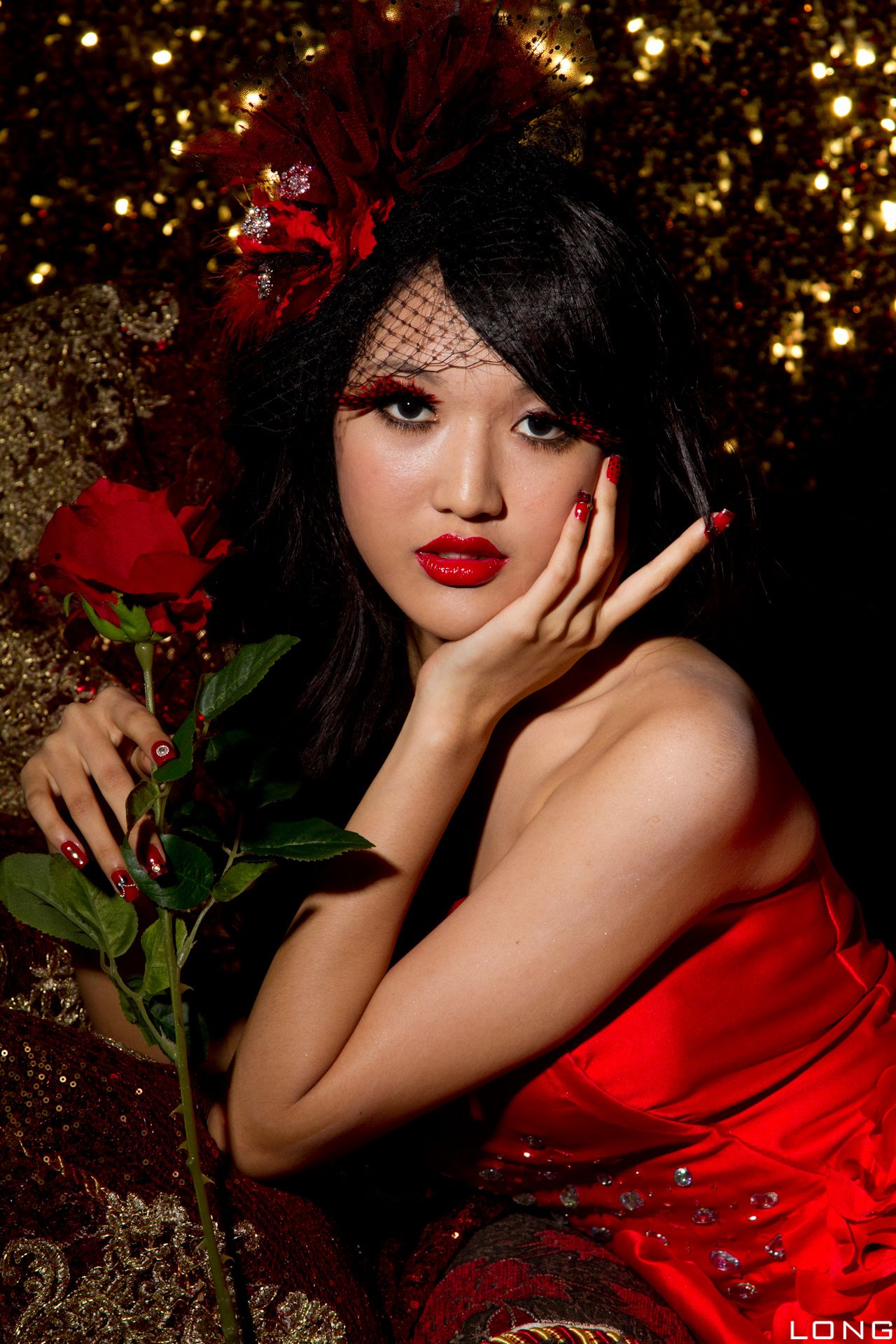 陈玮廷/腿模Jill《婚紗之紅》
