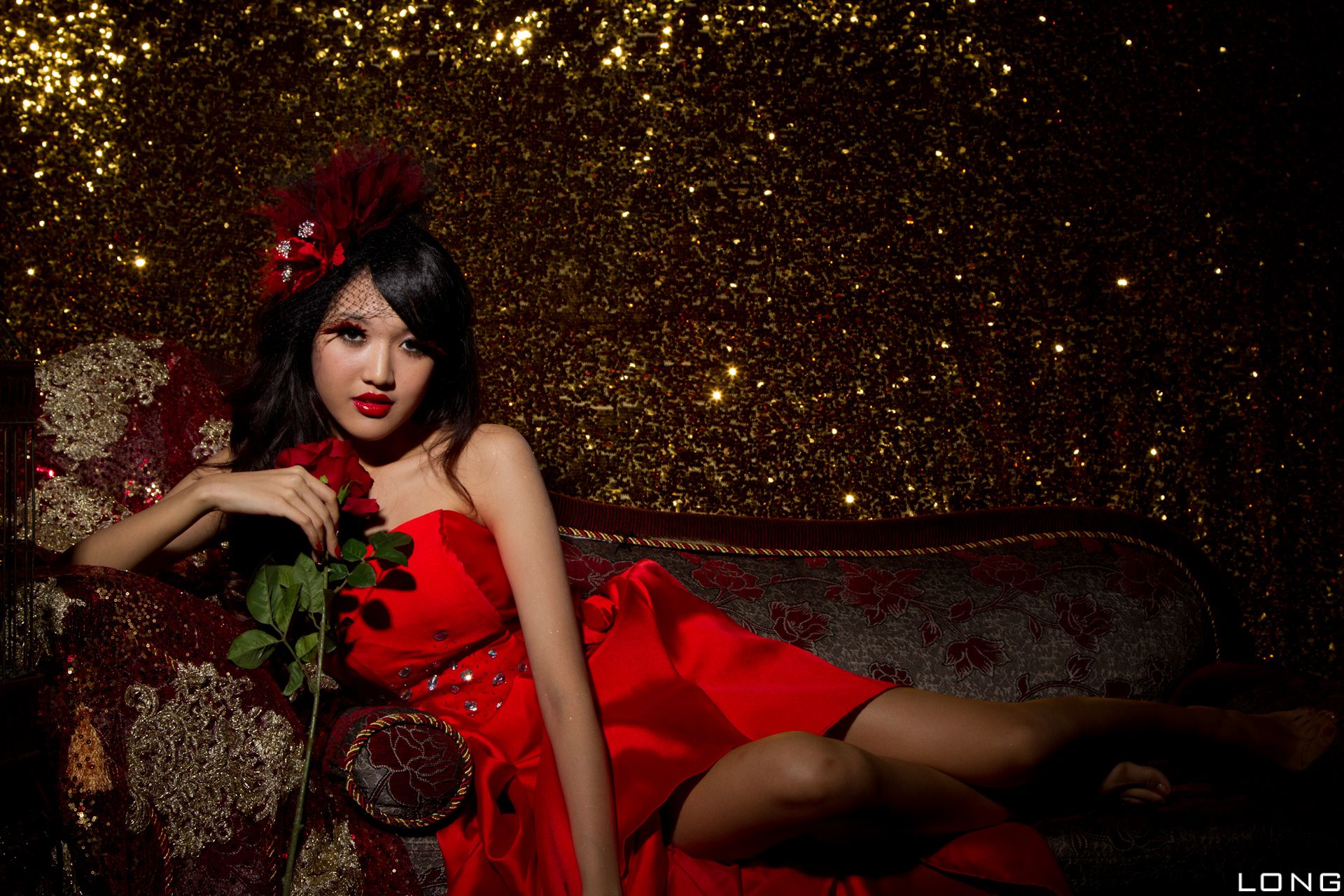 陈玮廷/腿模Jill《婚紗之紅》