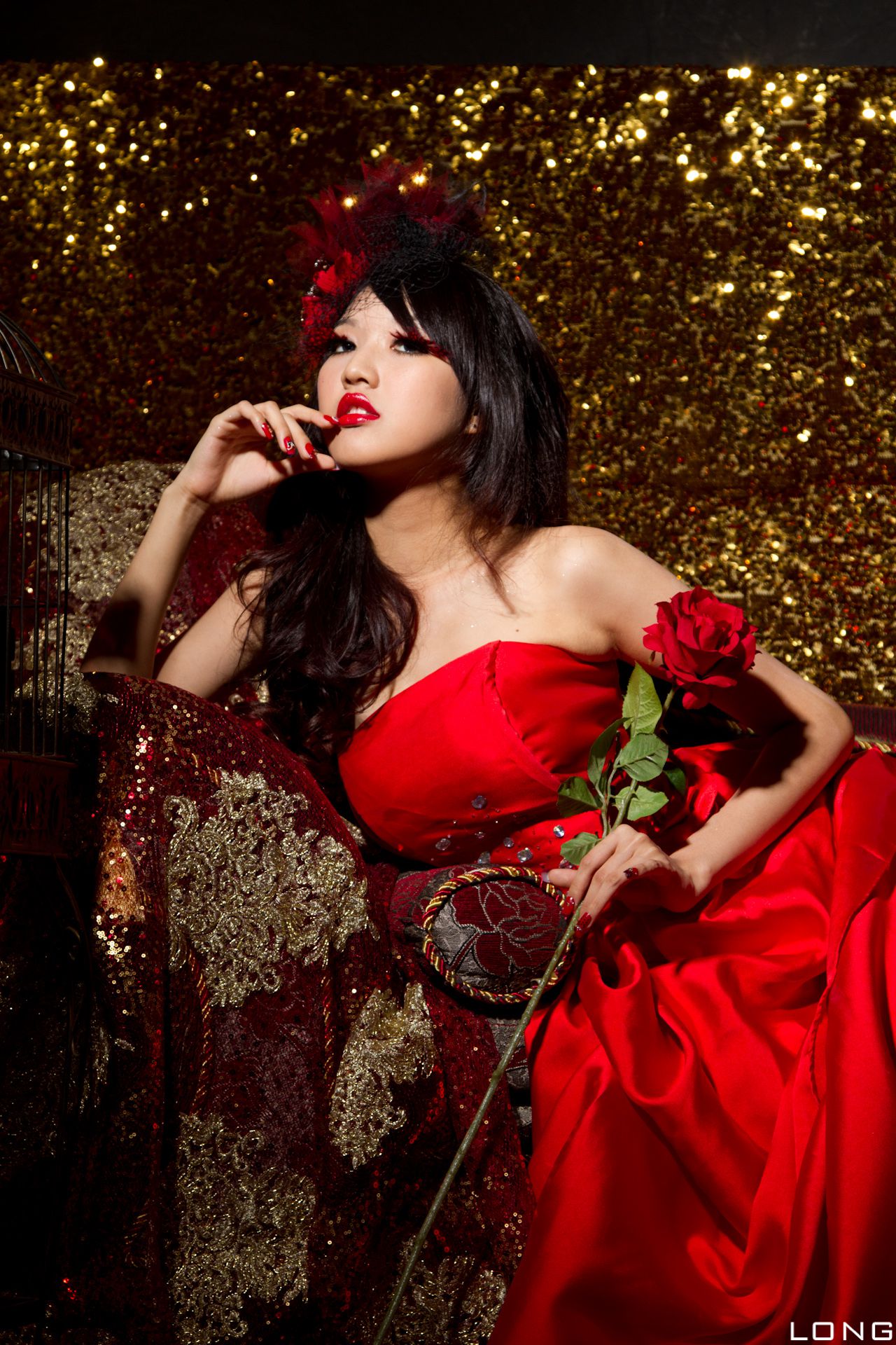 陈玮廷/腿模Jill《婚紗之紅》