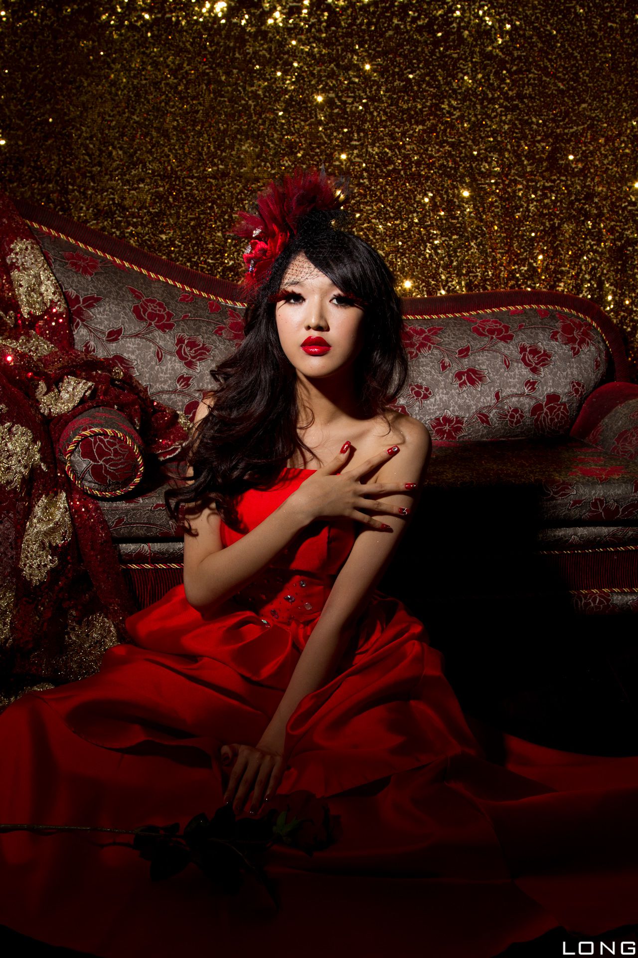 陈玮廷/腿模Jill《婚紗之紅》
