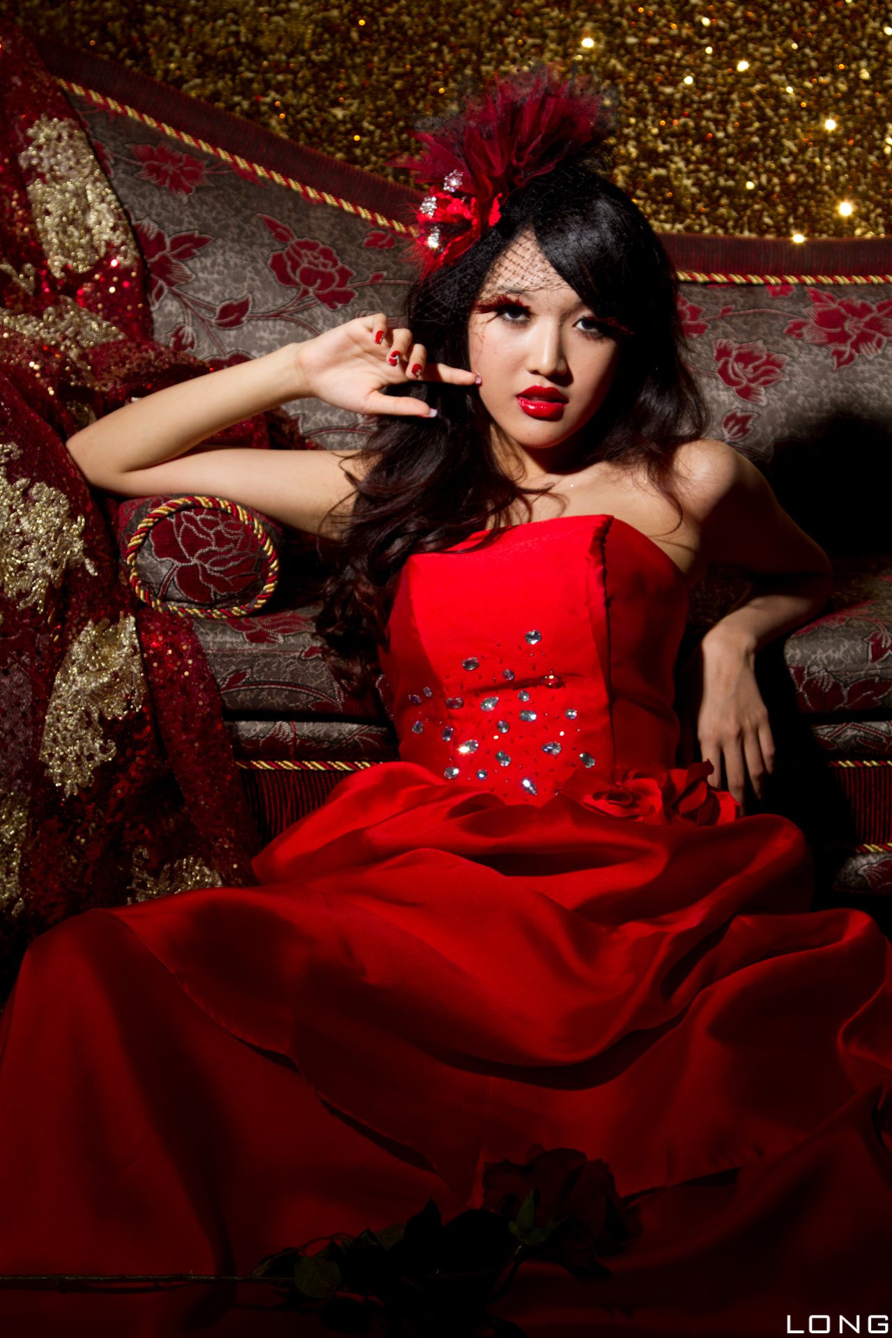 陈玮廷/腿模Jill《婚紗之紅》
