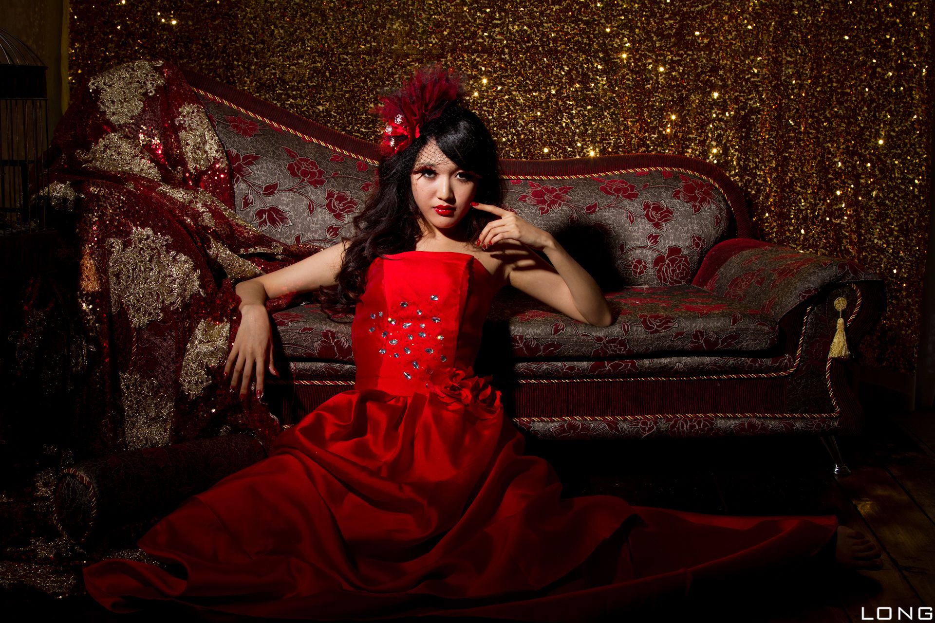 陈玮廷/腿模Jill《婚紗之紅》