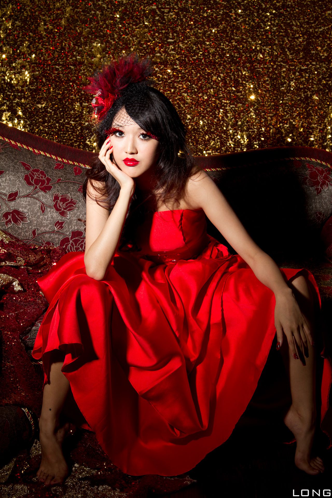 陈玮廷/腿模Jill《婚紗之紅》