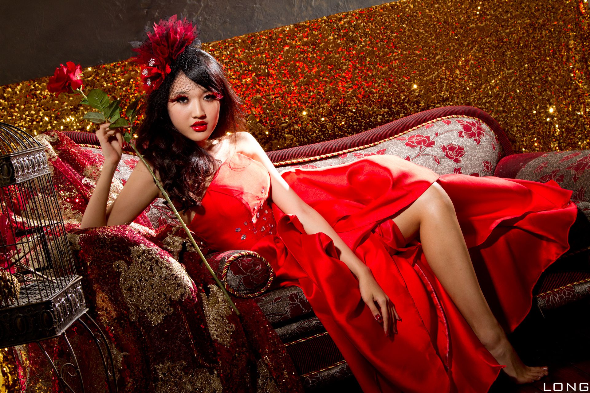 陈玮廷/腿模Jill《婚紗之紅》