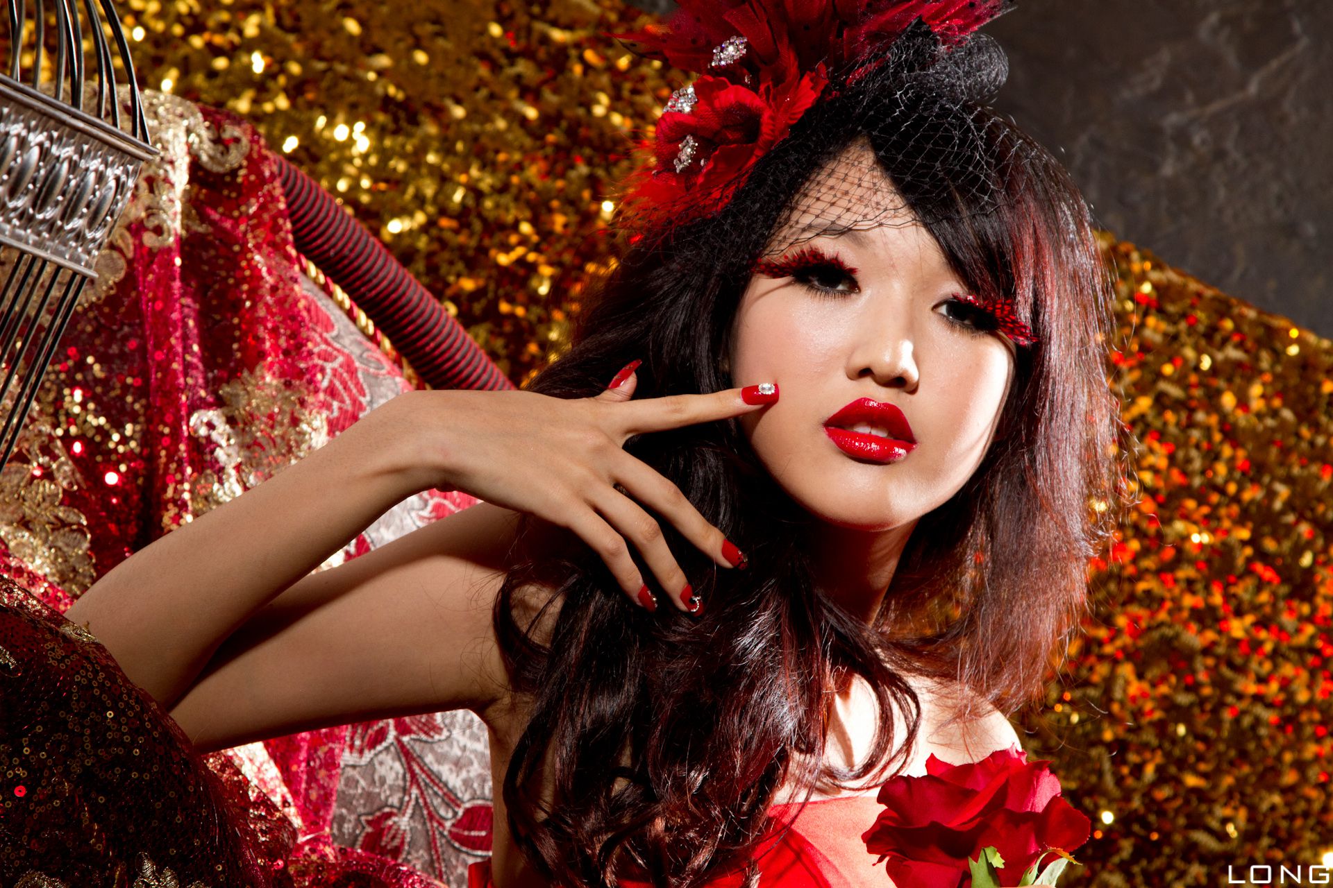 陈玮廷/腿模Jill《婚紗之紅》