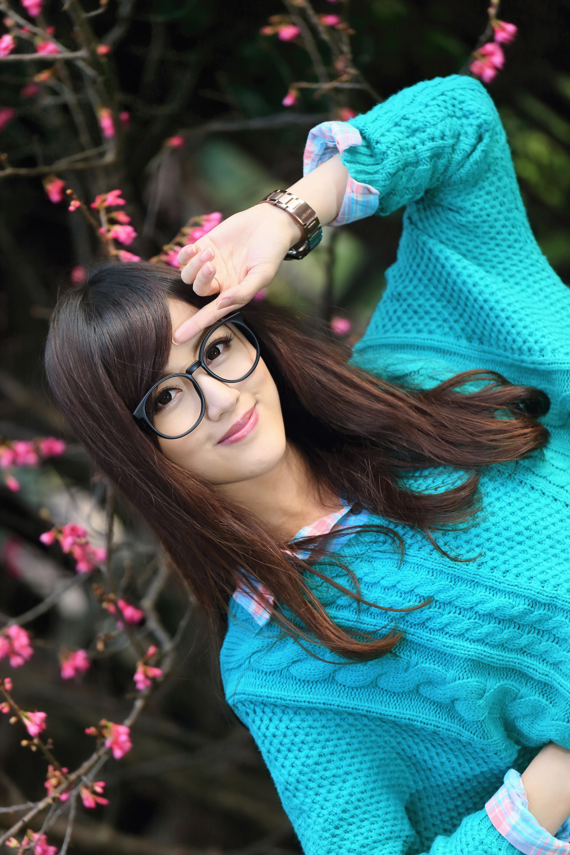 台湾美女鐘幸村/梁以辰《雙溪公園外拍》